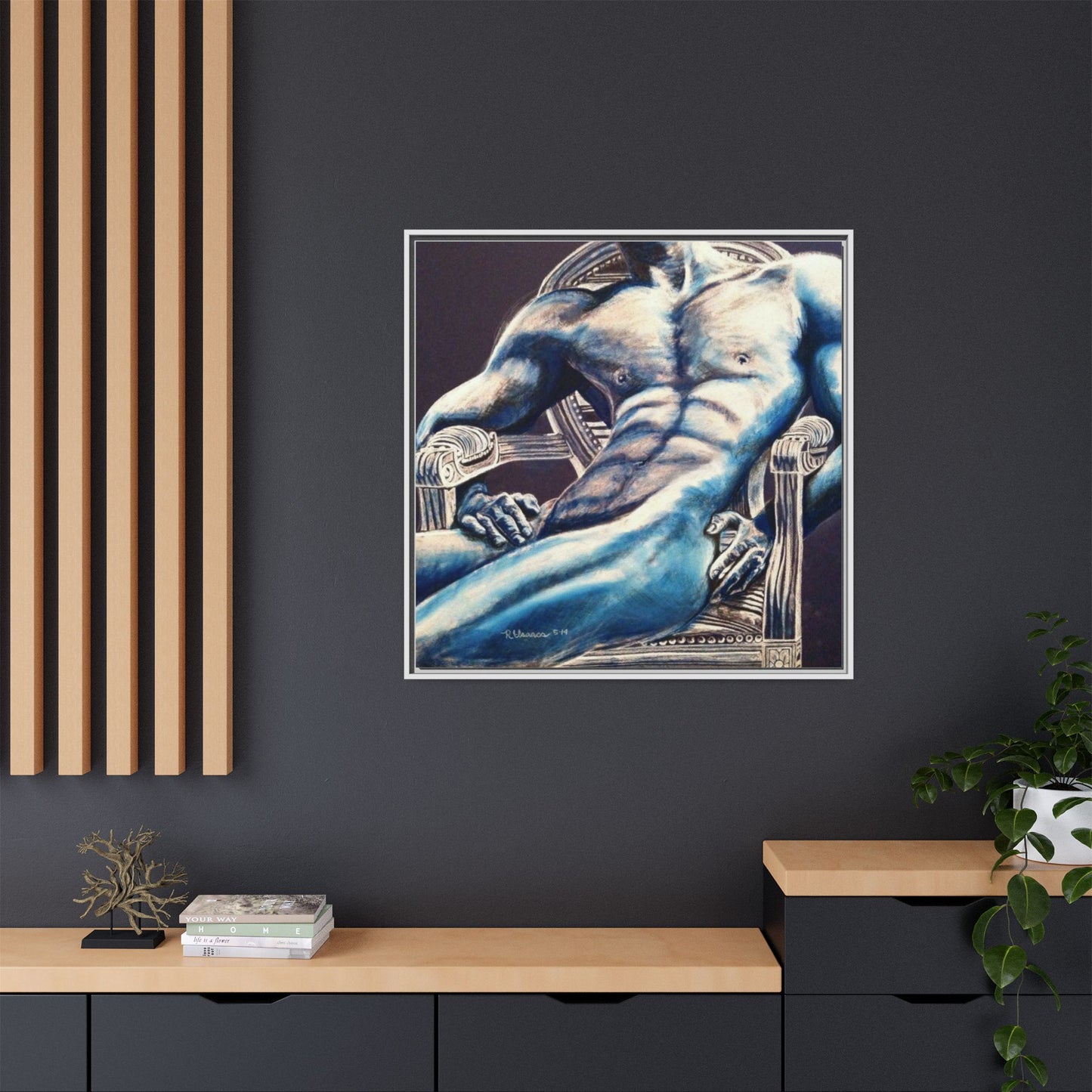 BRO: Framed Matte Canvas Print