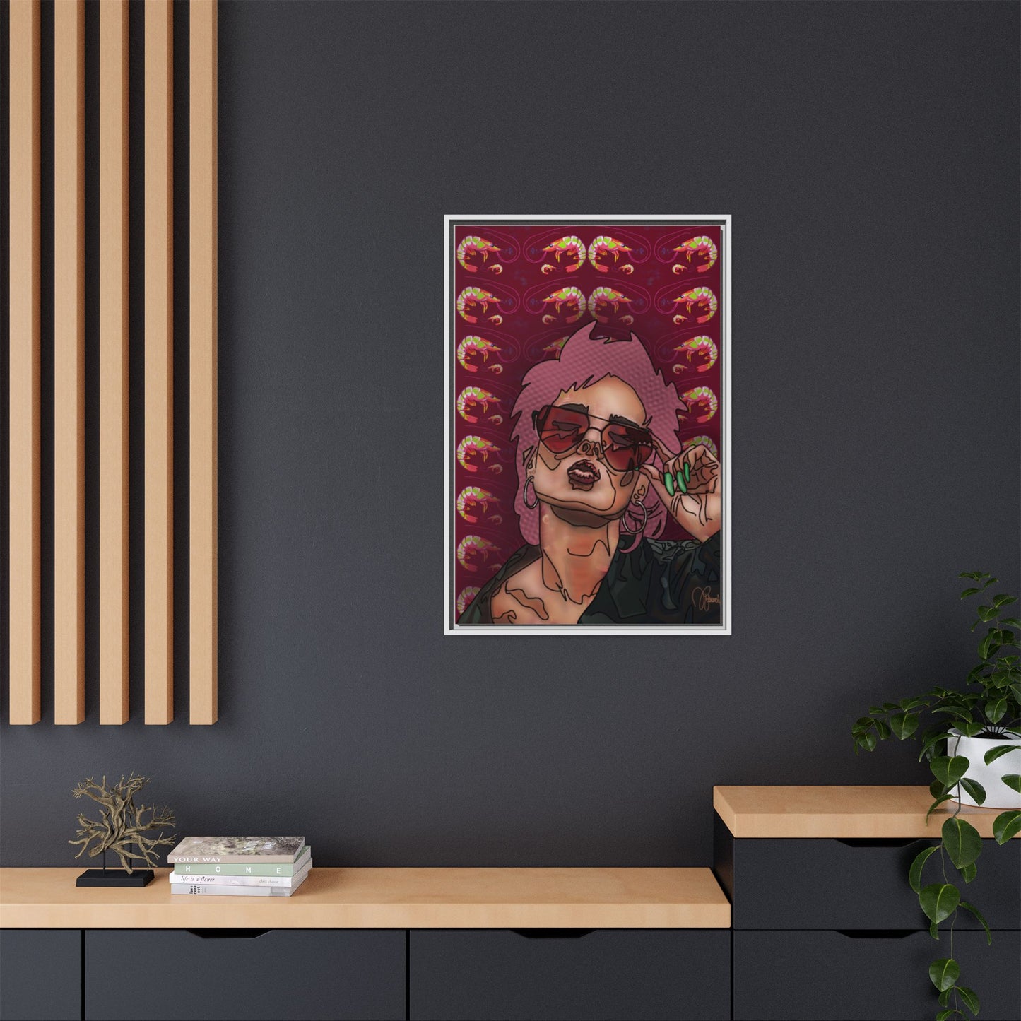 REBELLION: Framed Canvas Art Print 24”x36”