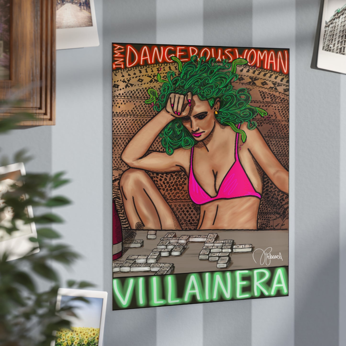 VILLAIN ERA MEDUSITA: Limited Edition Unframed Print