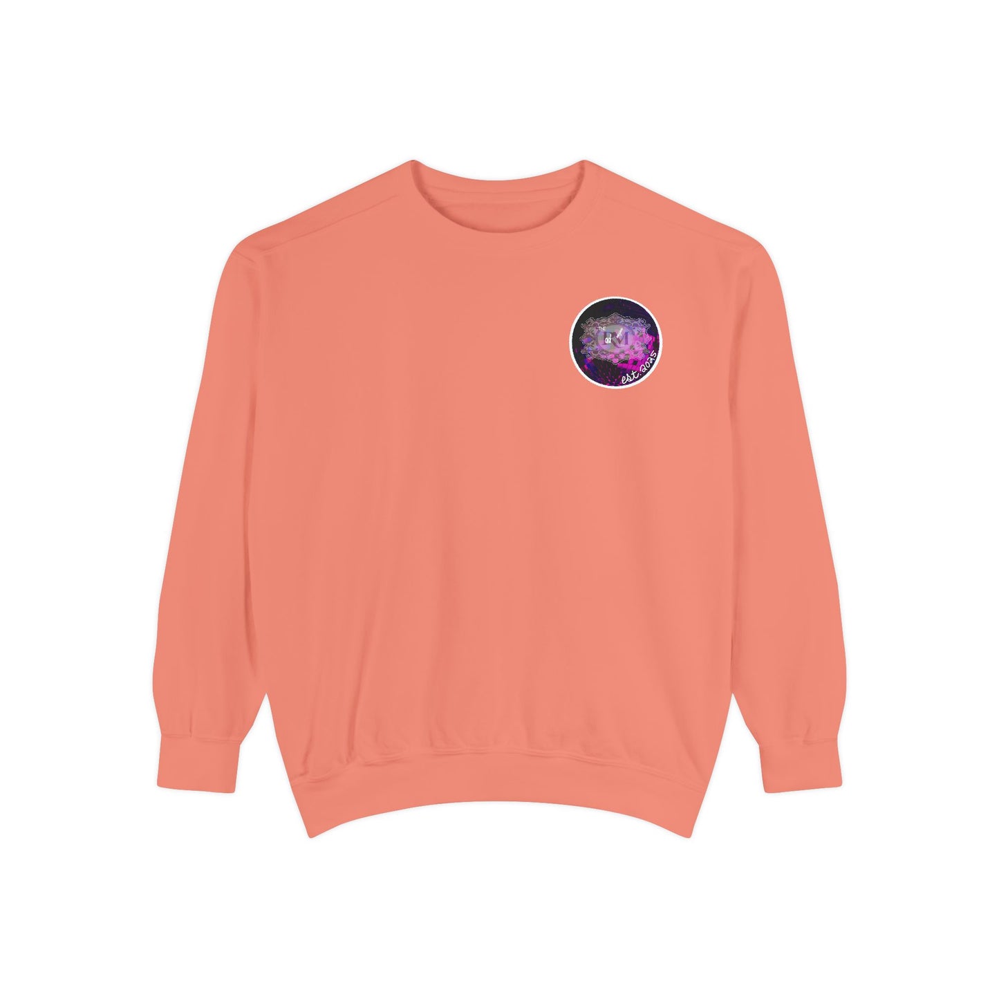 MANIC & DISCO LOGO: Unisex Garment-Dyed Sweatshirt
