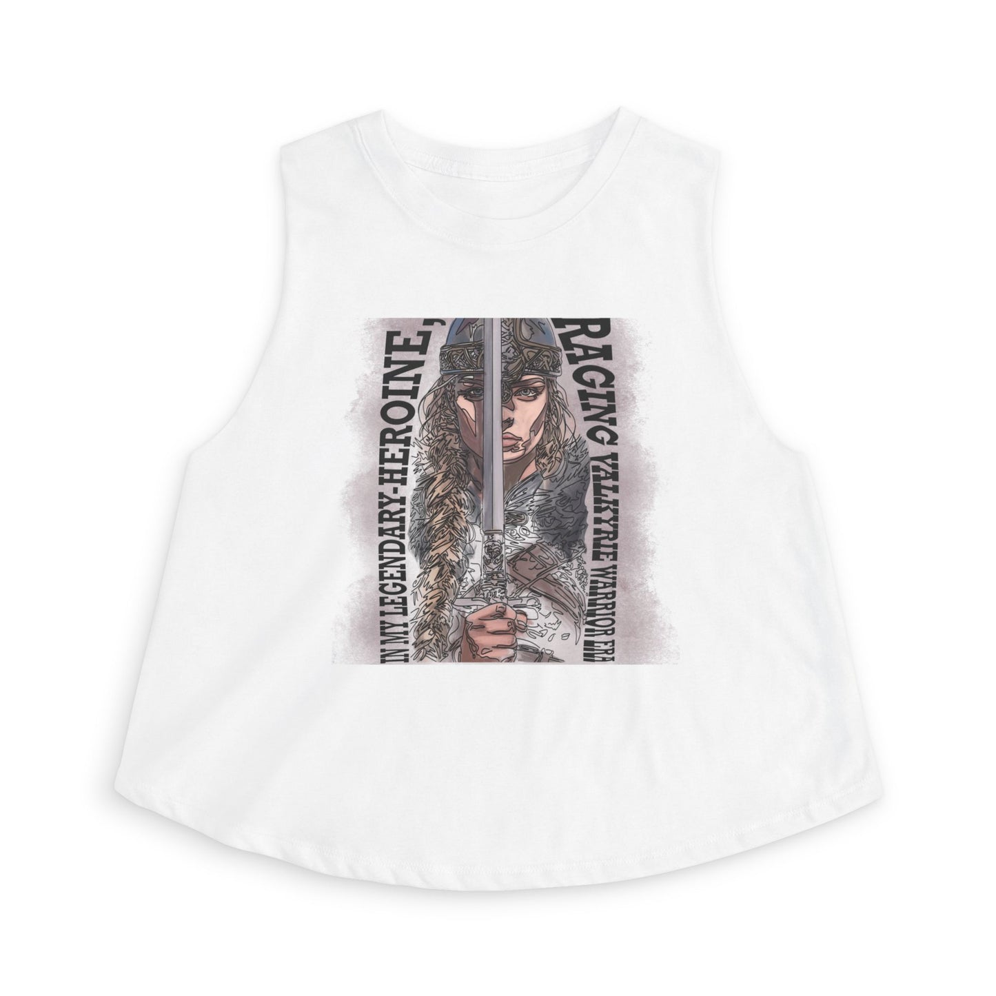 VALKYRIE: Crop Top Muscle Tank
