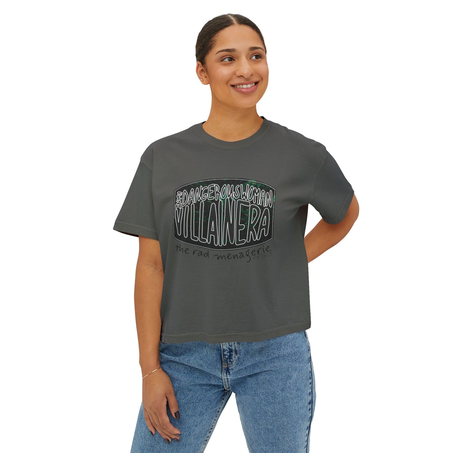 VILLAIN ERA: Boxy Crop T-Shirt