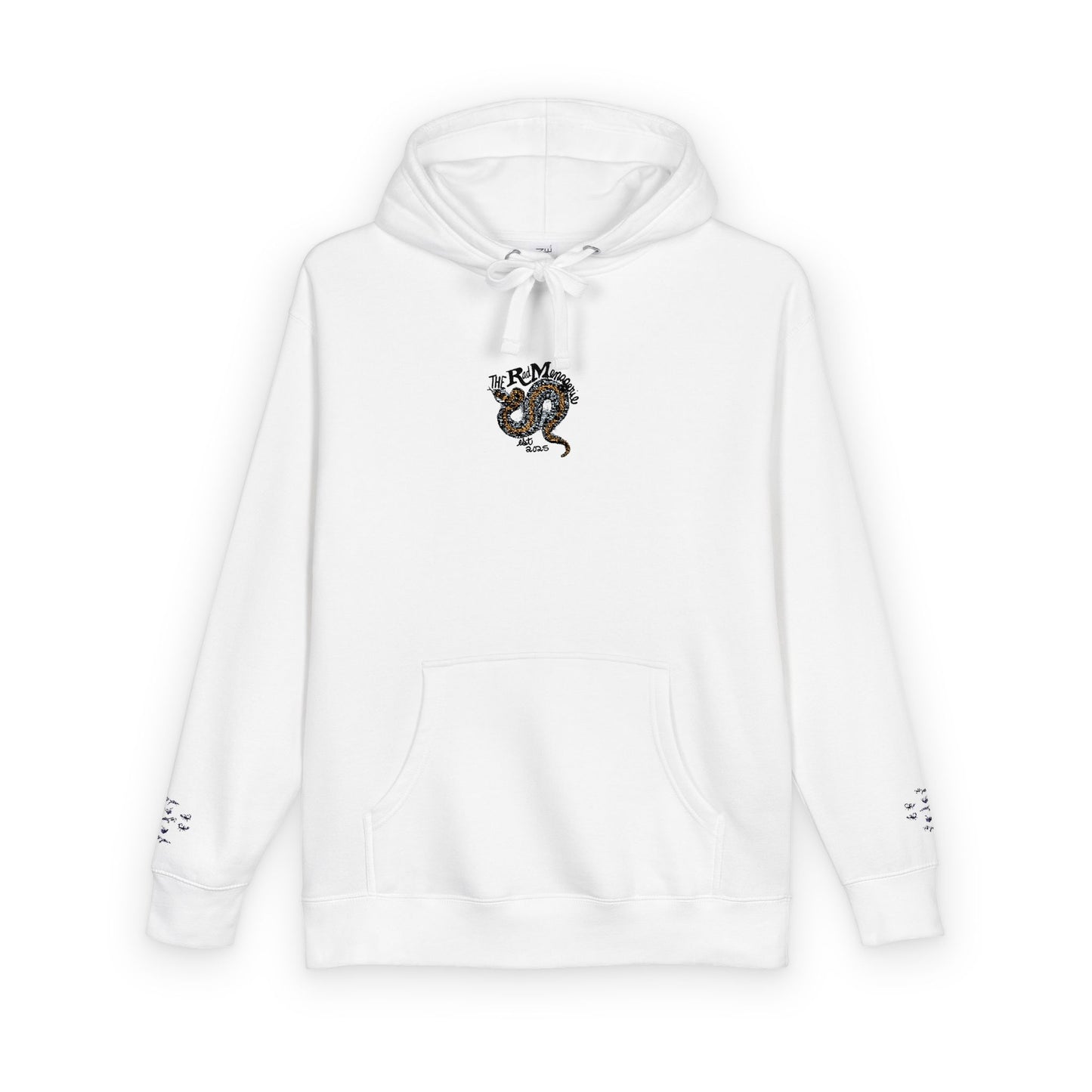 SNAKE LOGO: Unisex Fleece Hoodie