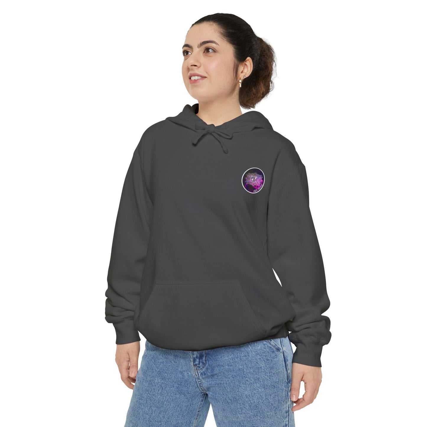 MANIC & DISCO LOGO: Garment-Dyed Unisex Hoodie
