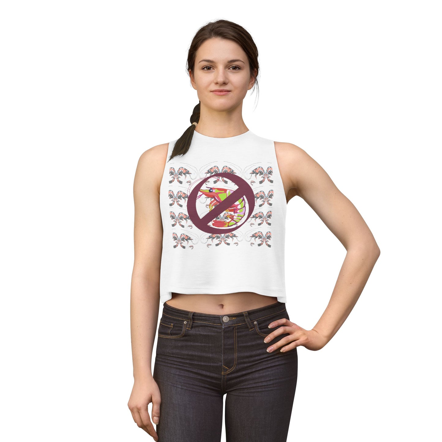 SHRIMPS: Crop Top Muscle Tank