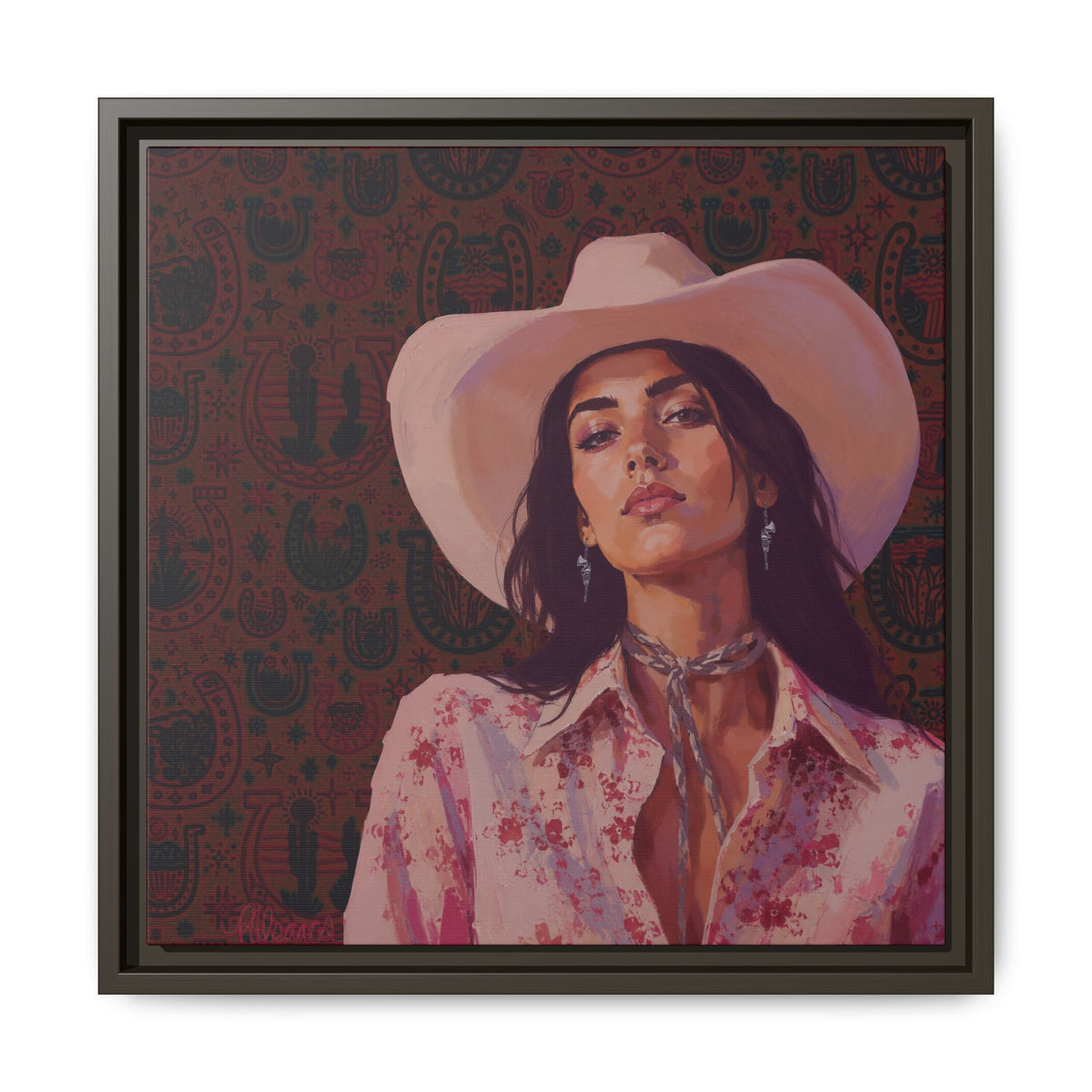 GUNS: Framed Matte Canvas Print