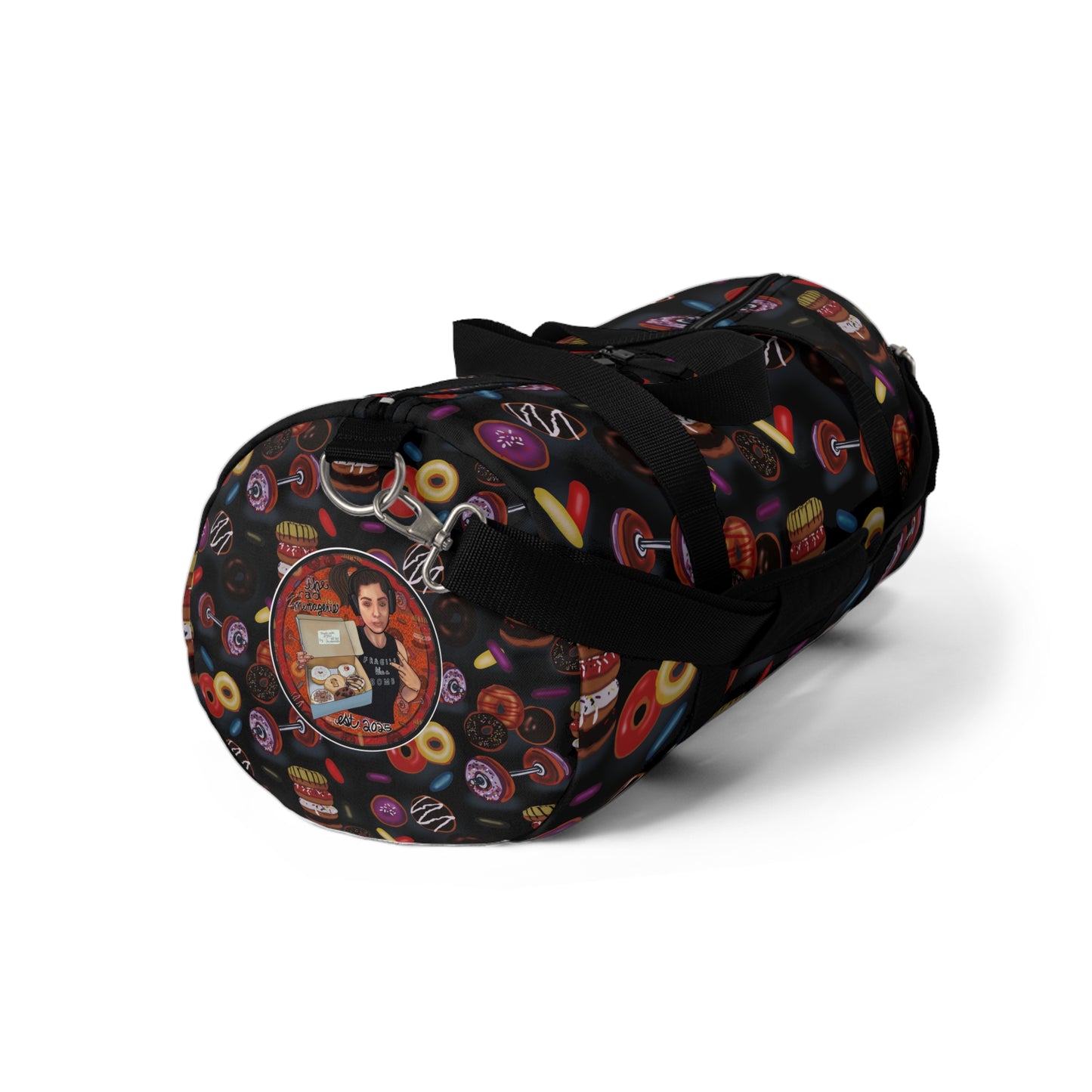 DONUT PRINT: Duffel Gym Bag