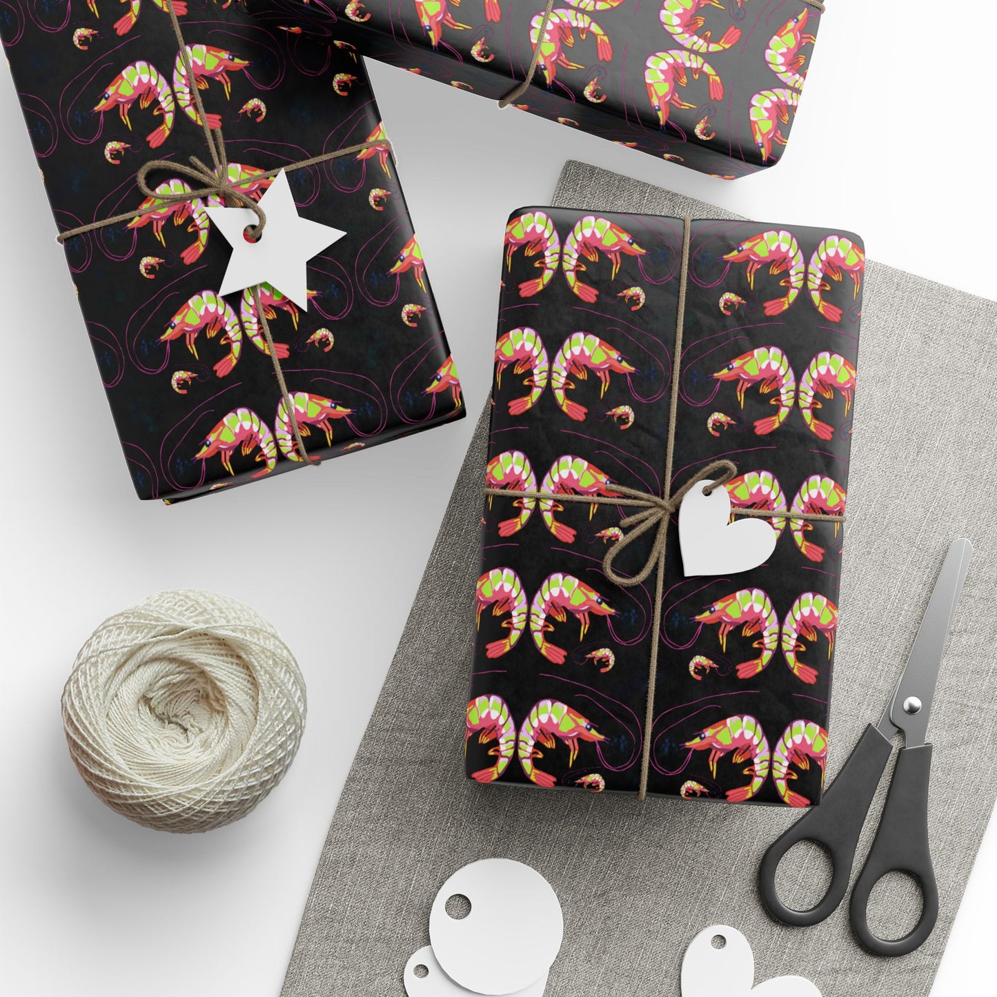 SHRIMP PRINT: Wrapping Paper