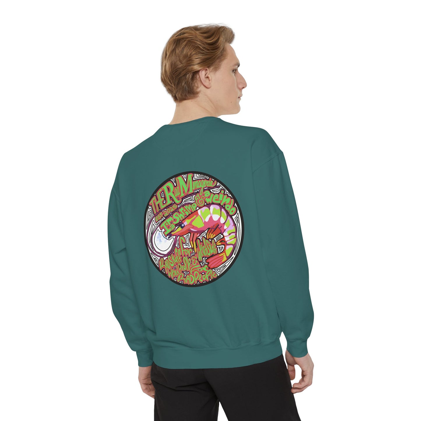 SHRIMP & WEIRDO LOGO: Unisex Sweatshirt