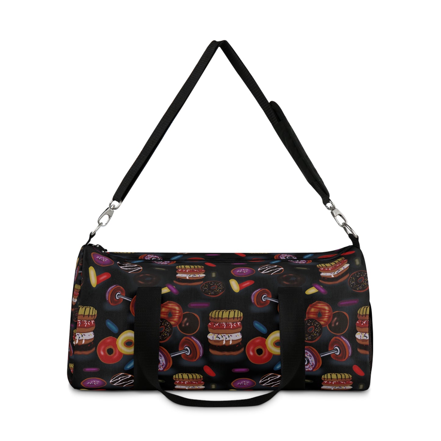 DONUT PRINT: Duffel Gym Bag