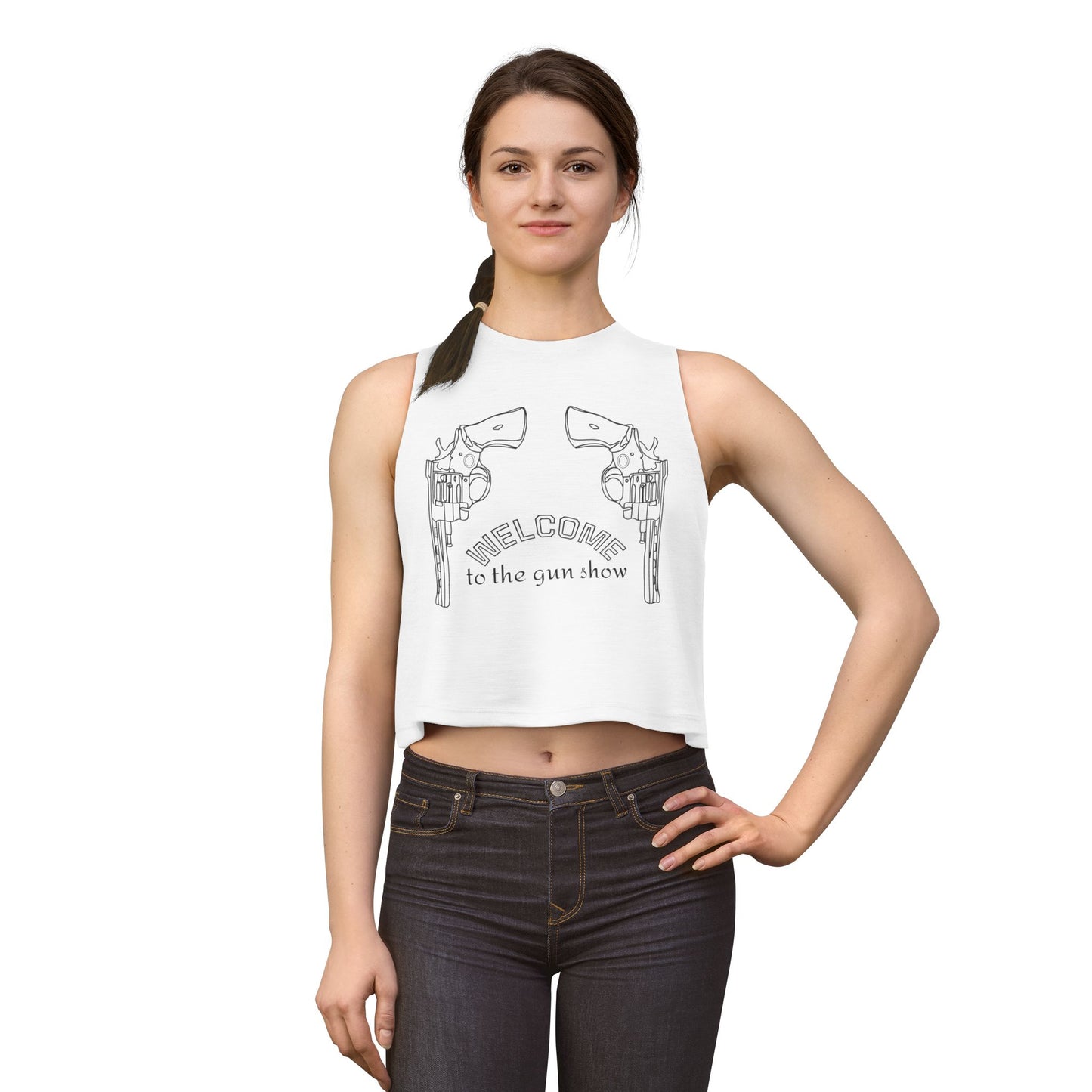 GUN SHOW: Crop Top Muscle Tank