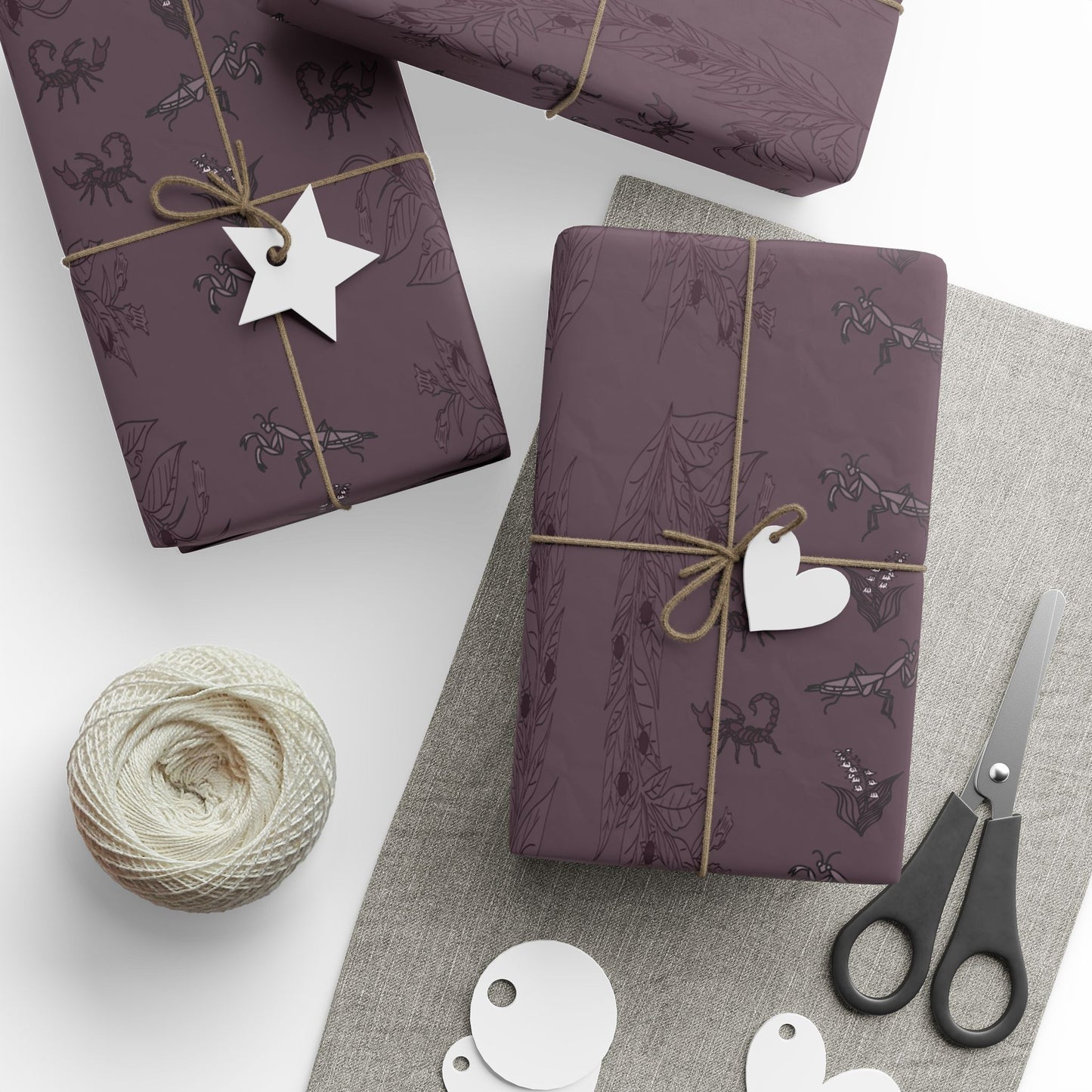 SCORPION & MANTIS PRINT: Wrapping Paper