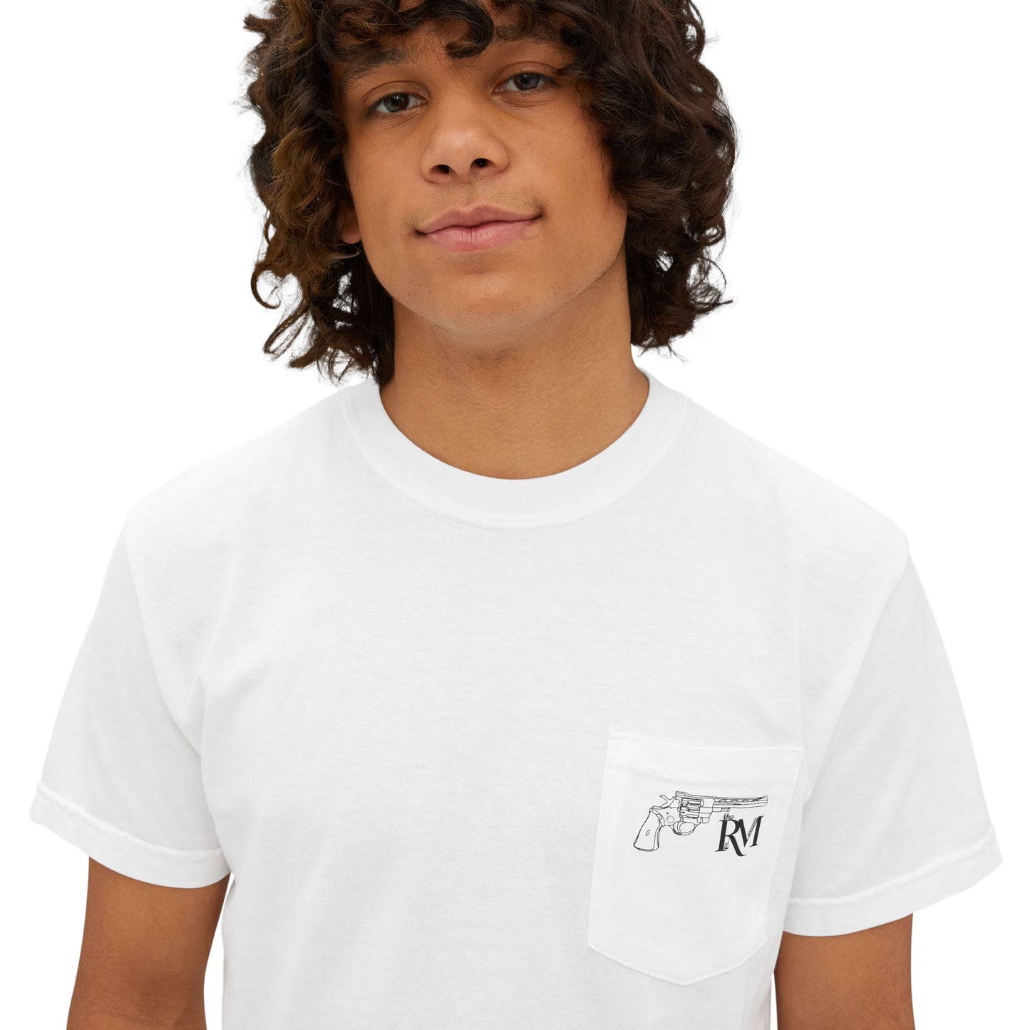 SNAKE LOGO: Unisex Pocket T-Shirt