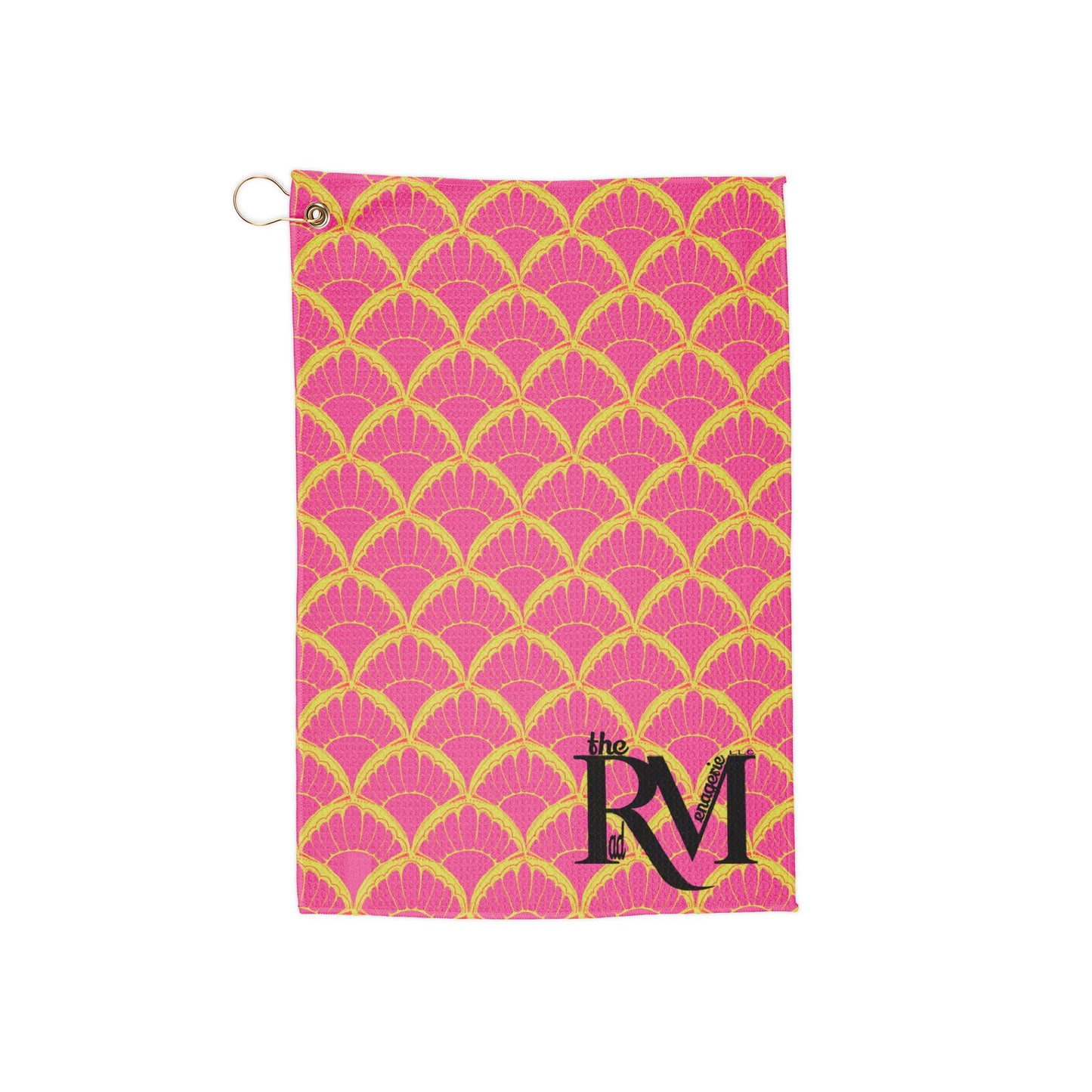 TRM NEON Clip-on Golf/Gym Bag Towel