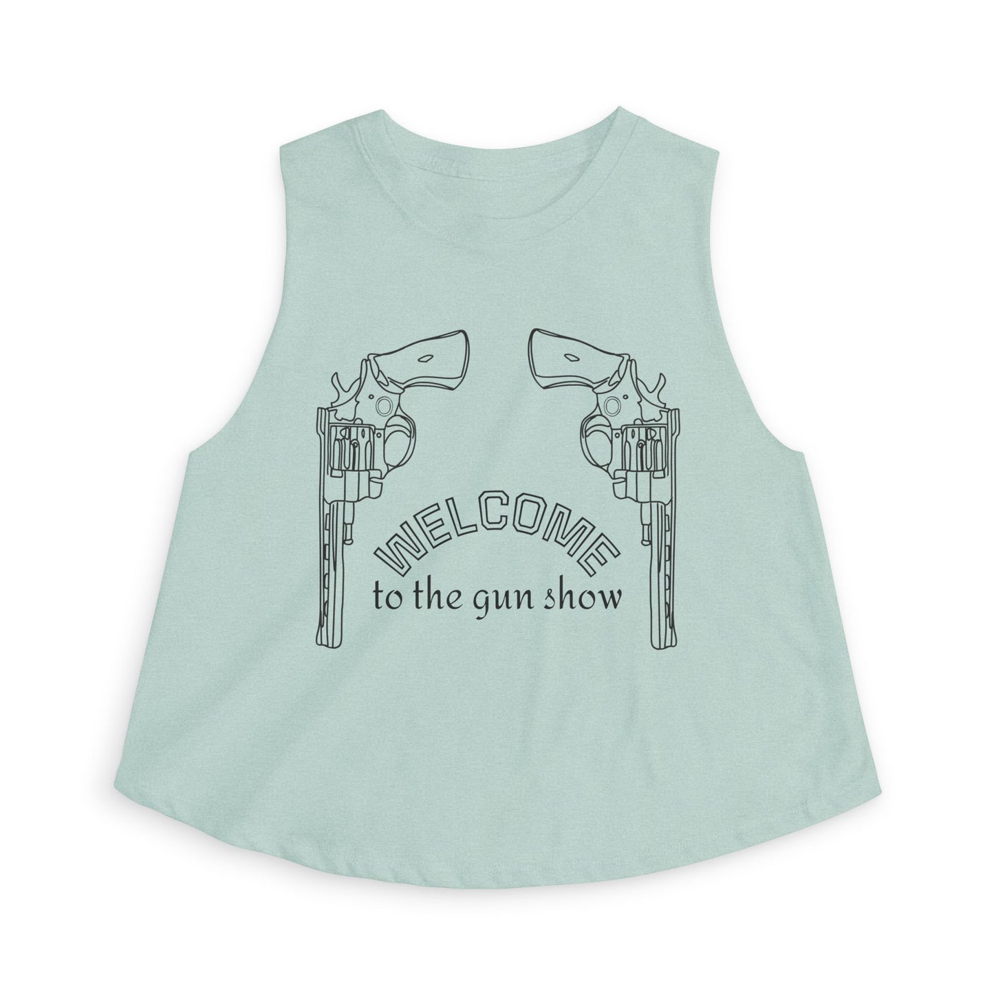 GUN SHOW: Crop Top Muscle Tank