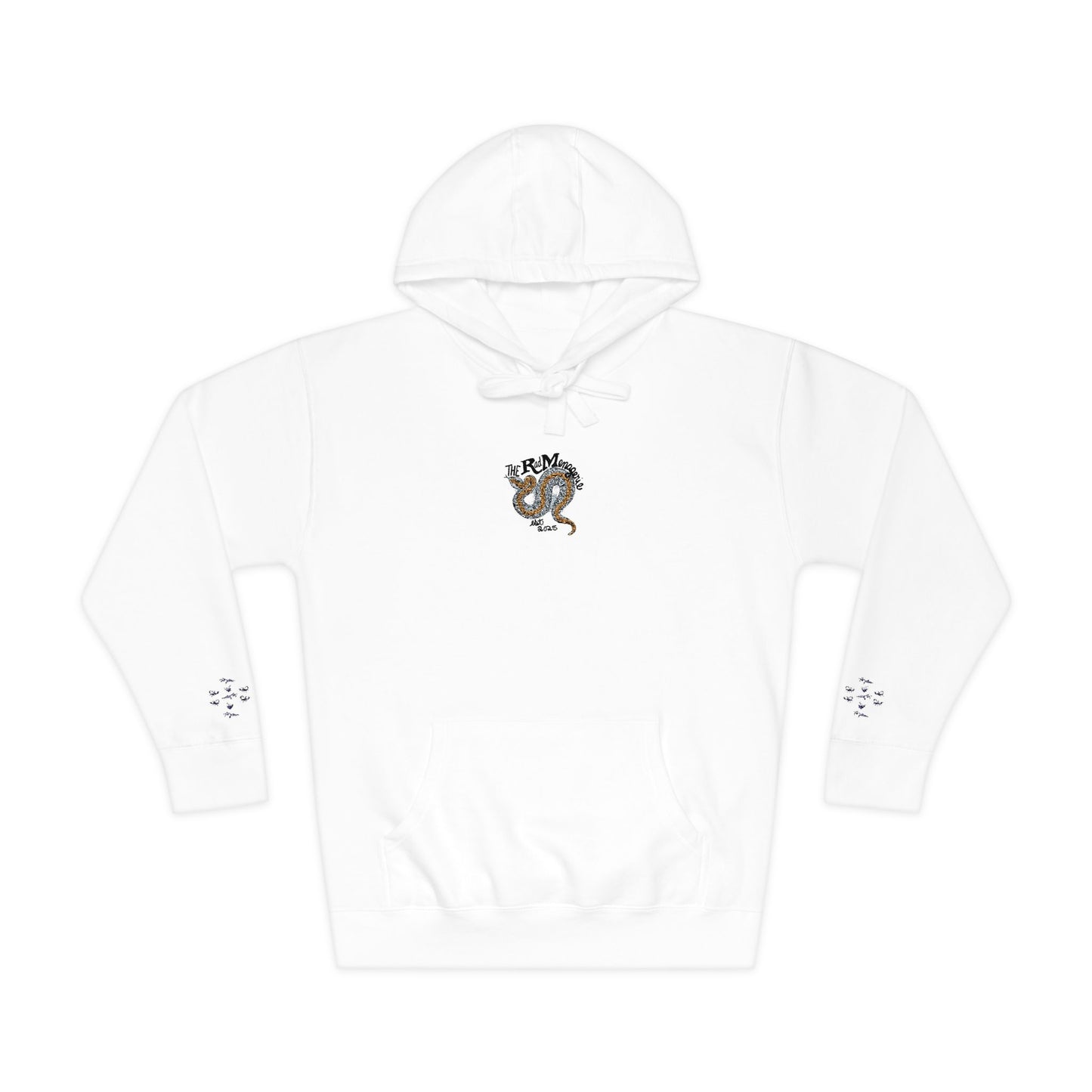 SNAKE LOGO: Unisex Fleece Hoodie