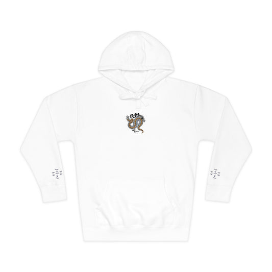 SNAKE LOGO: Unisex Fleece Hoodie