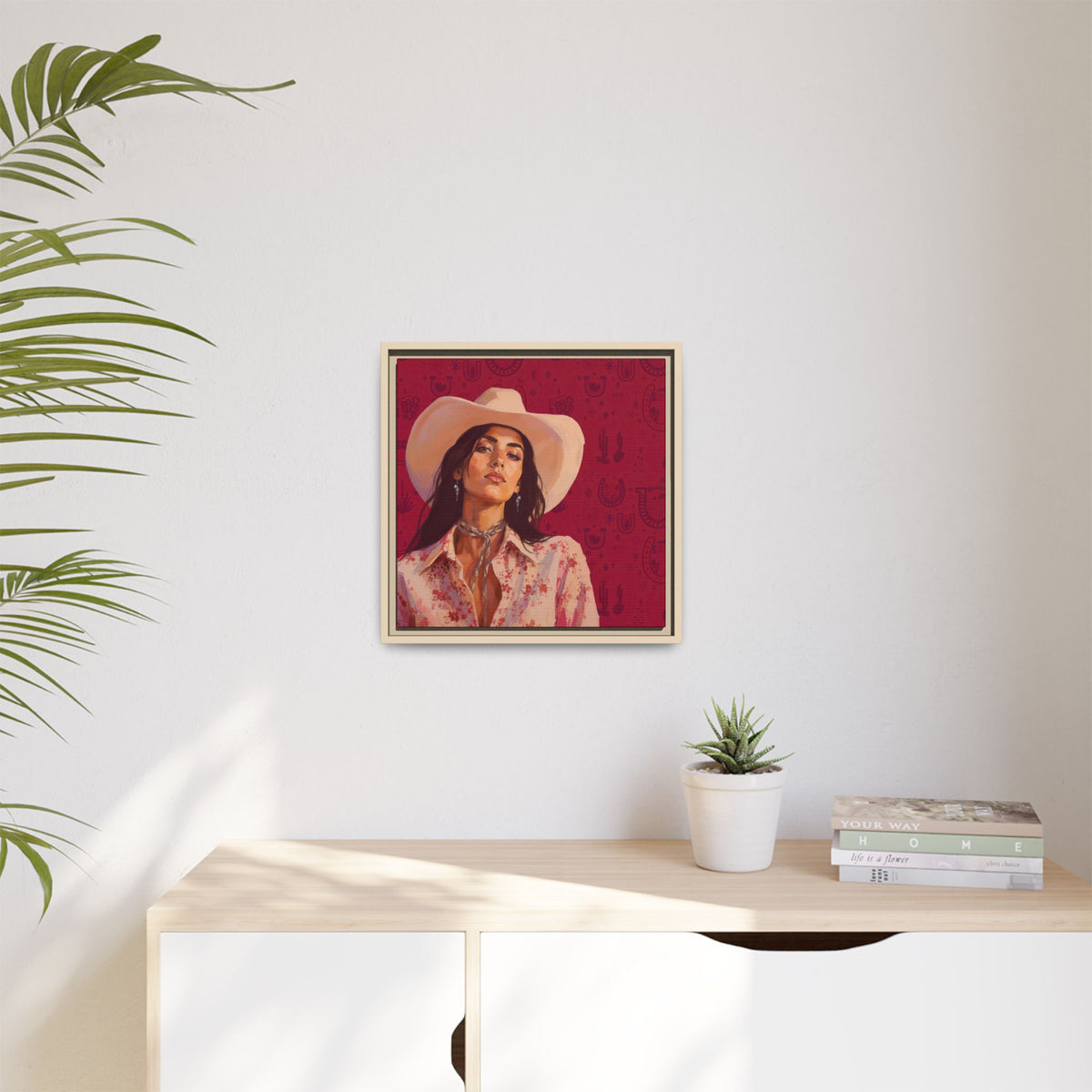 GUNS: Framed Matte Canvas Print