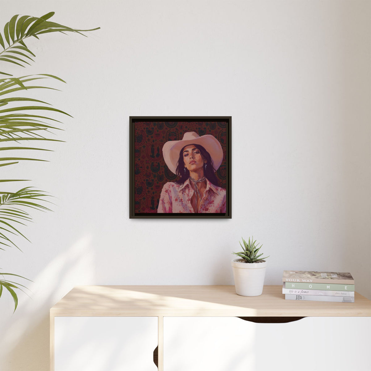 GUNS: Framed Matte Canvas Print