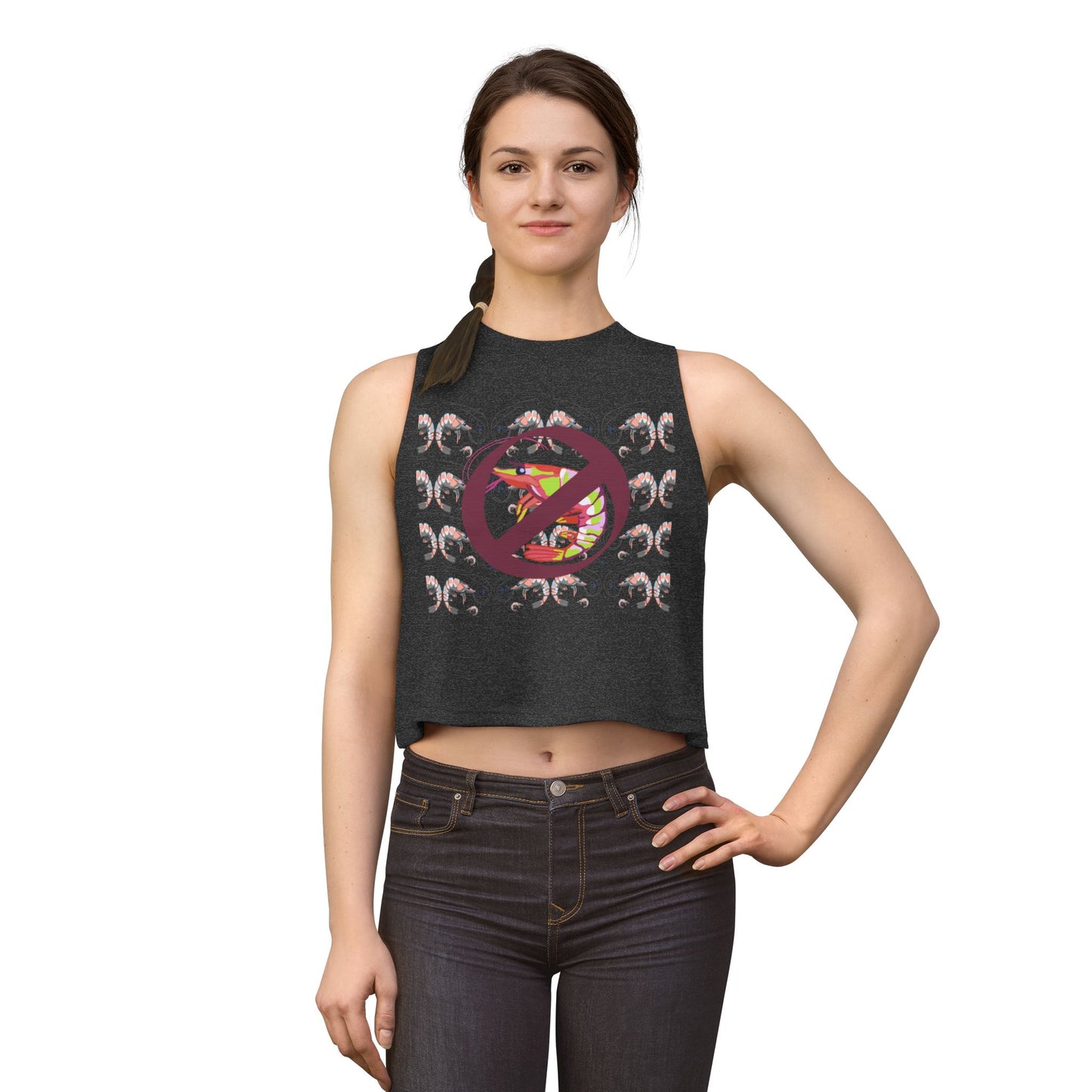 SHRIMPS: Crop Top Muscle Tank