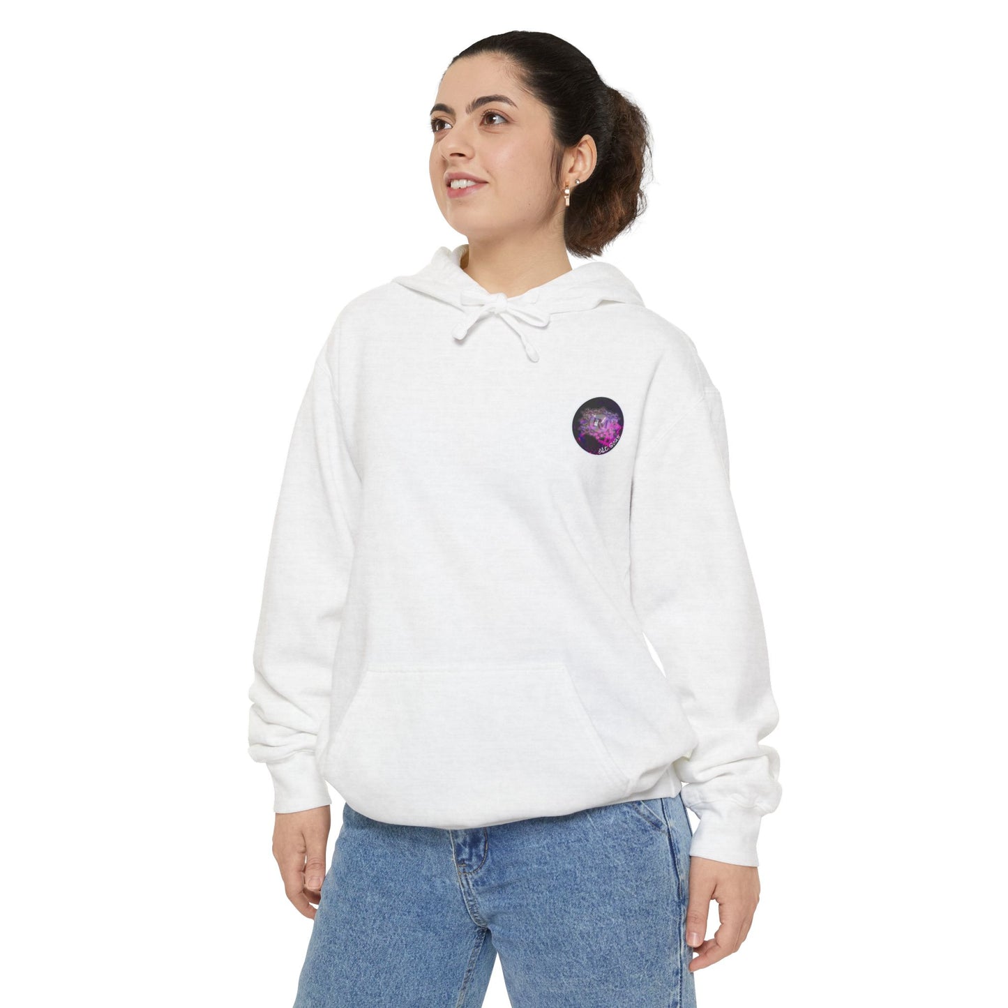 MANIC & DISCO LOGO: Garment-Dyed Unisex Hoodie