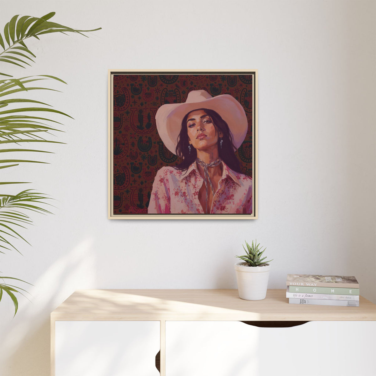 GUNS: Framed Matte Canvas Print