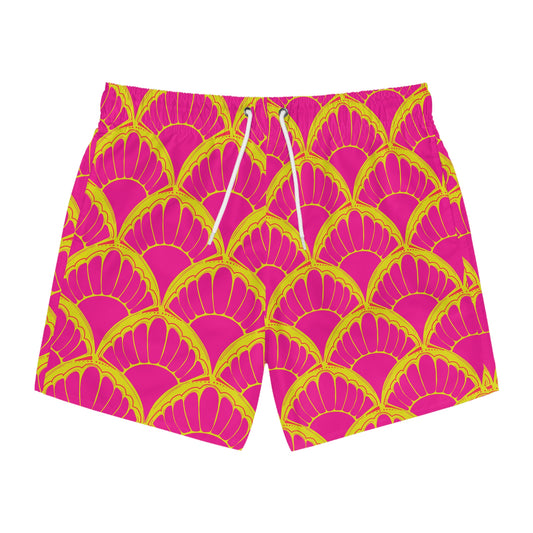 NEON PRINT: Bright Swim Trunks