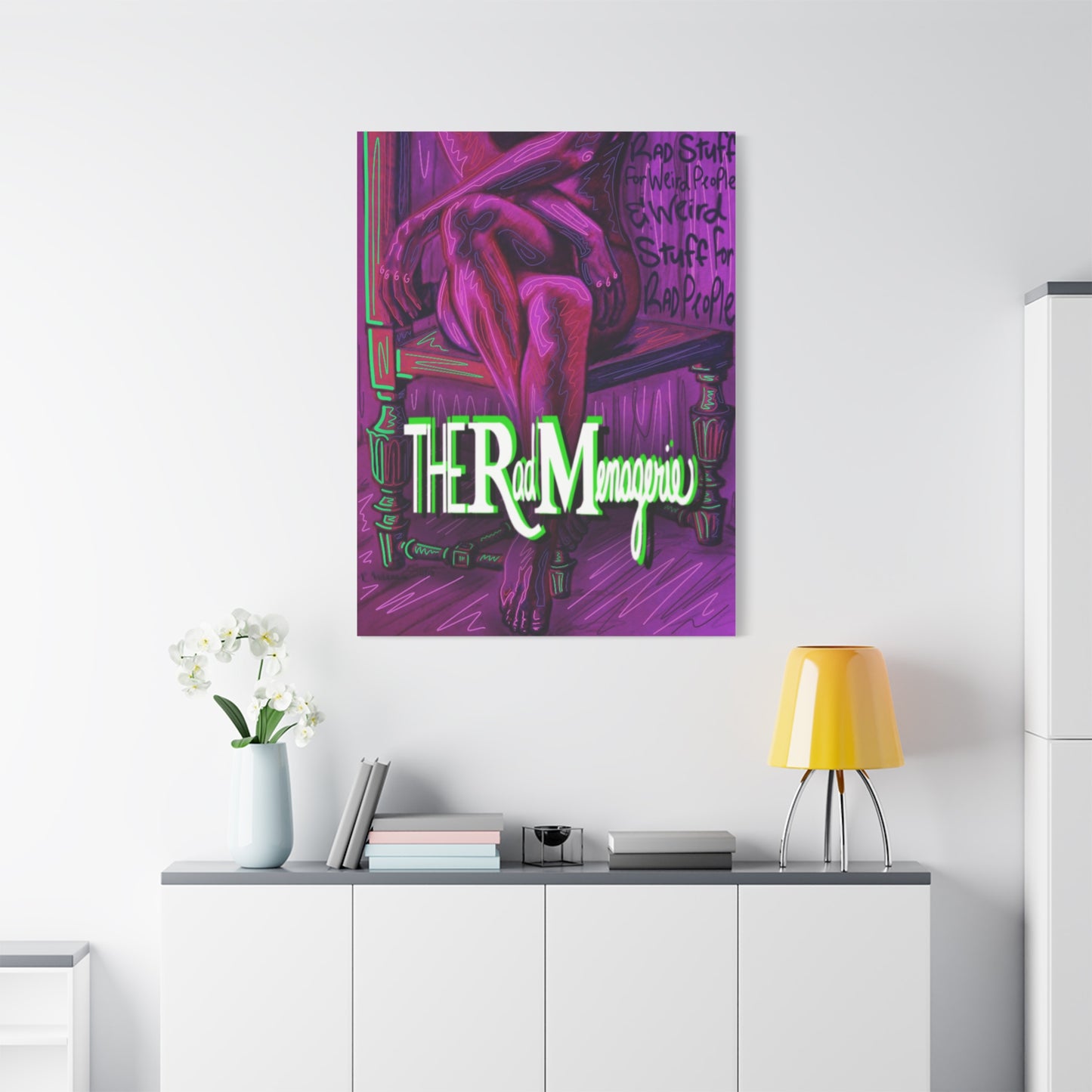 TRM SITTIN PRETTY: Unframed Canvas Art Print