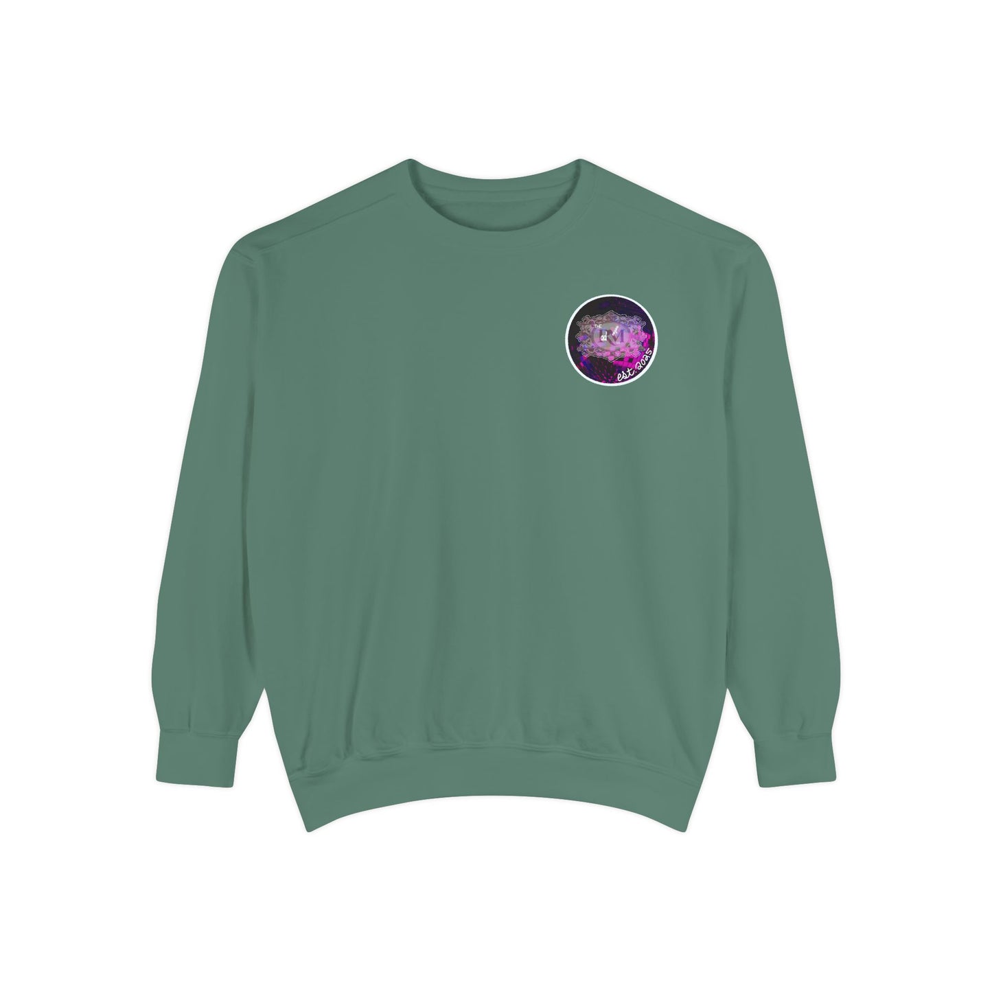 MANIC & DISCO LOGO: Unisex Garment-Dyed Sweatshirt