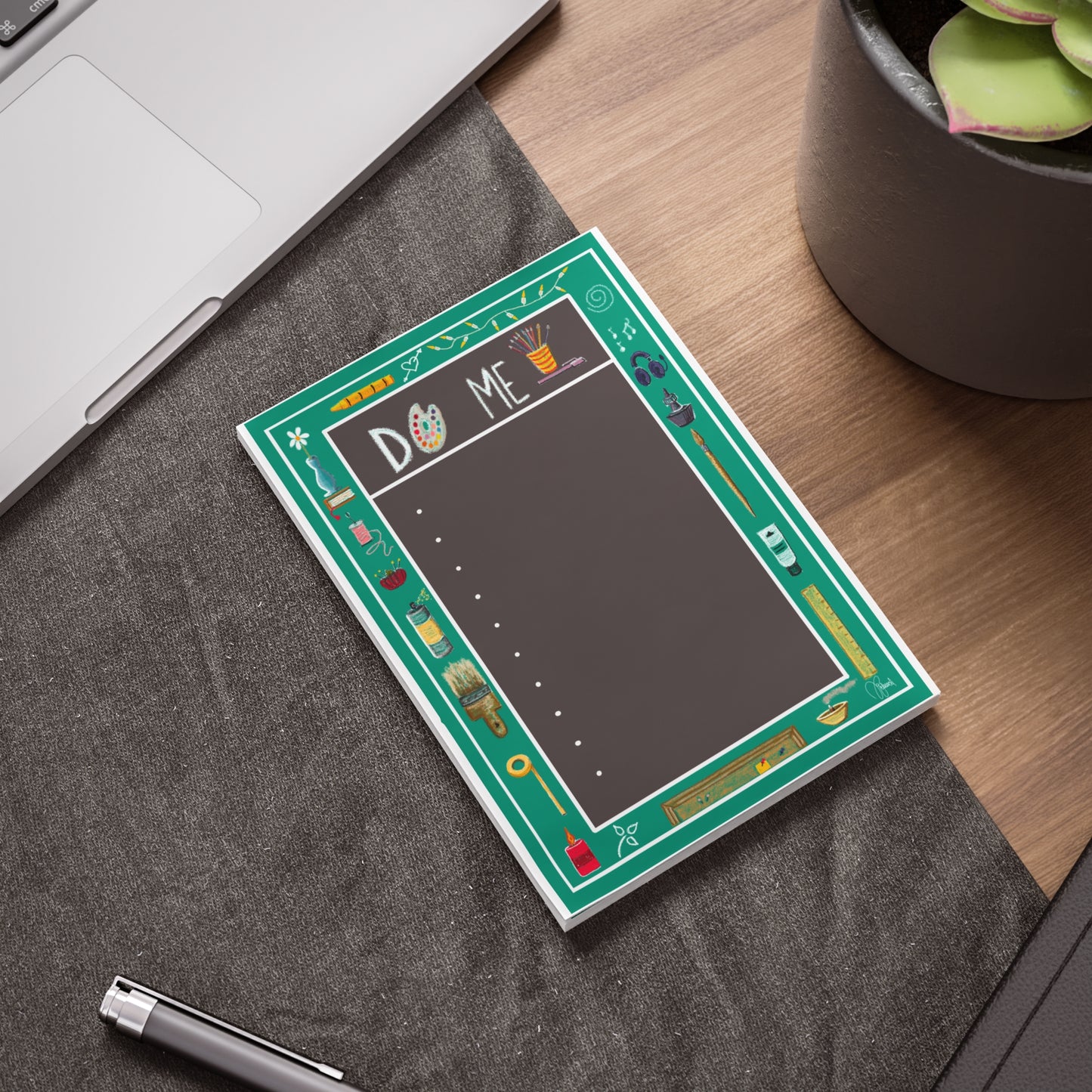 ARTIST THEME: Chalkboard Style To-Do Note Pad