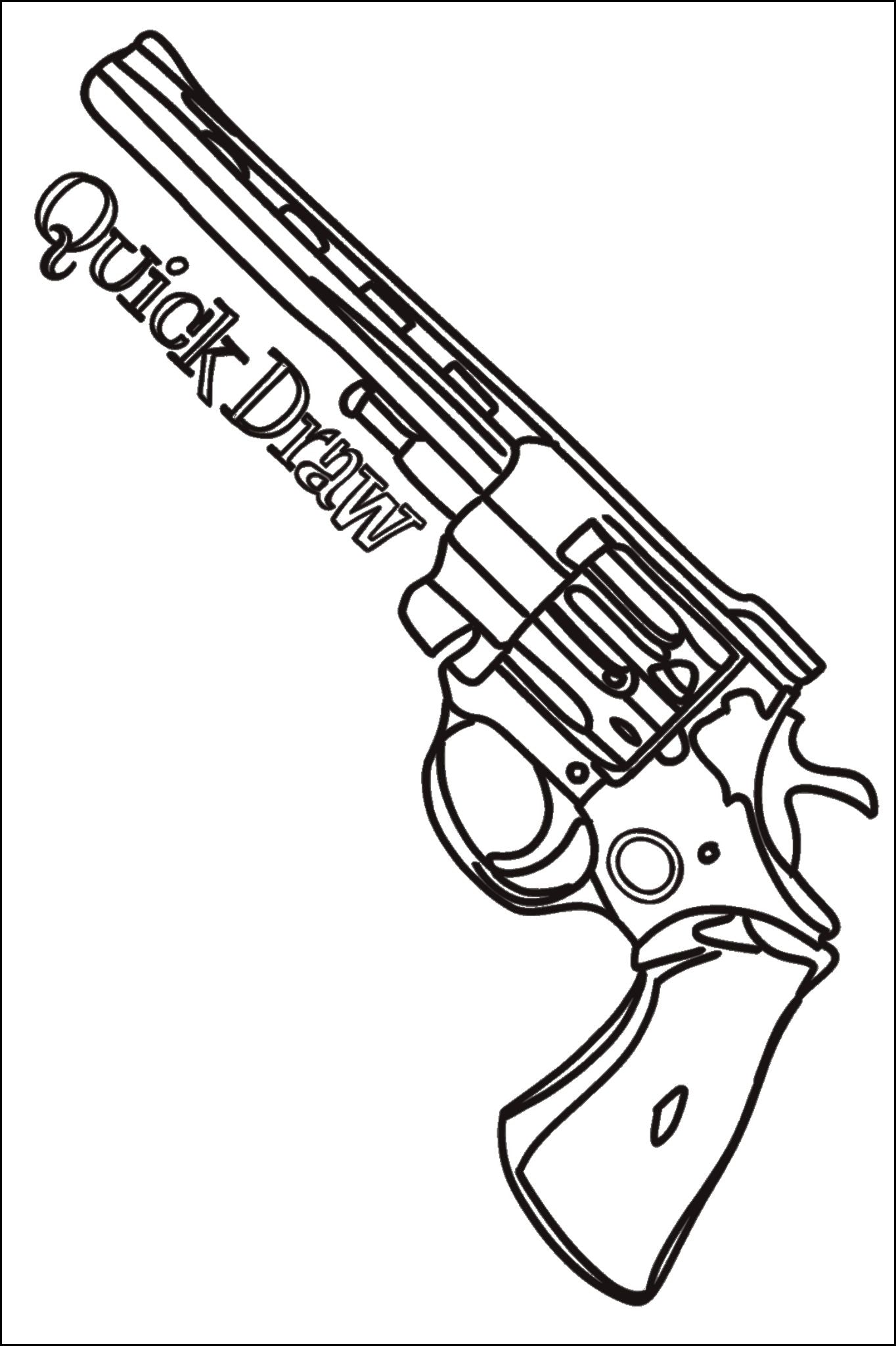 QUICK DRAW: Gun Temporary Tattoo