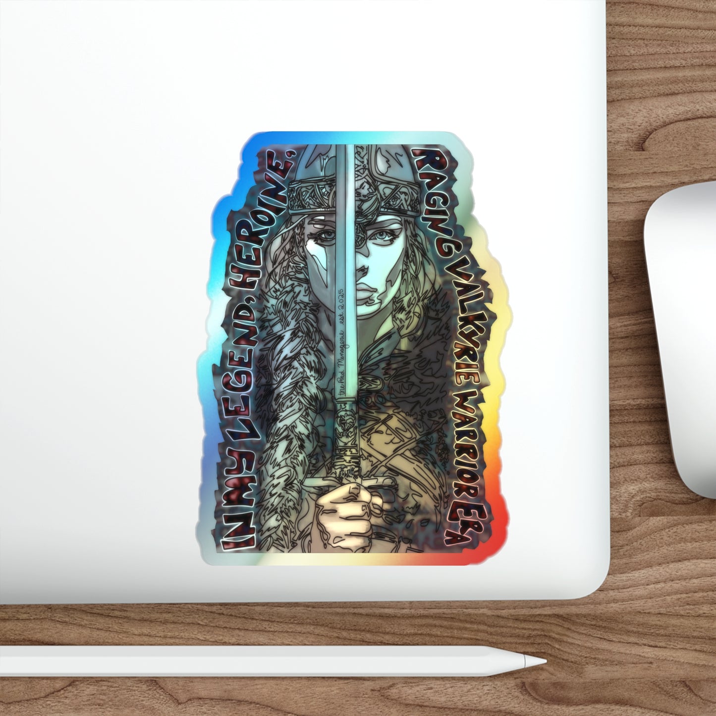 VALKYRIE ERA: Holographic Die-Cut Sticker