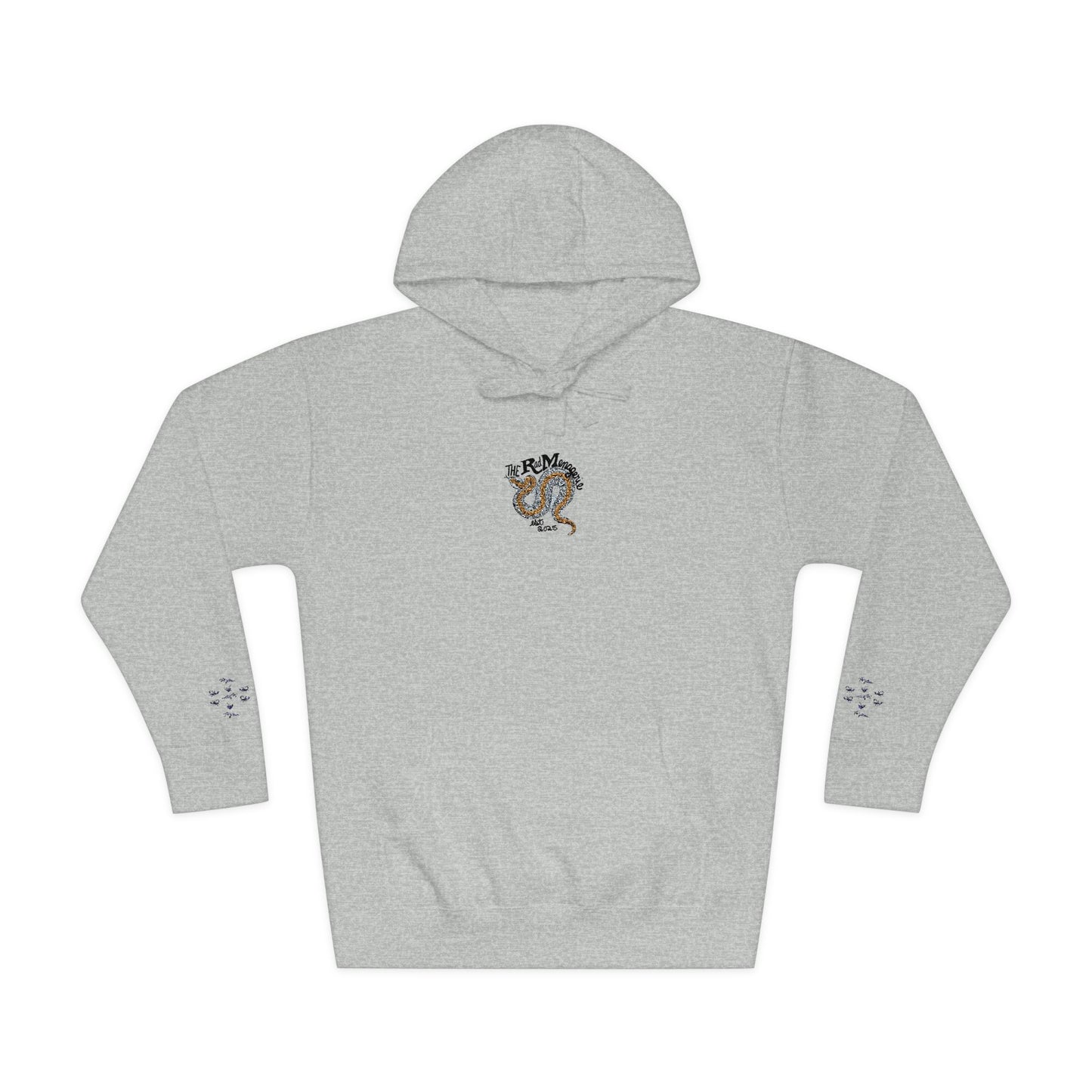 SNAKE LOGO: Unisex Fleece Hoodie