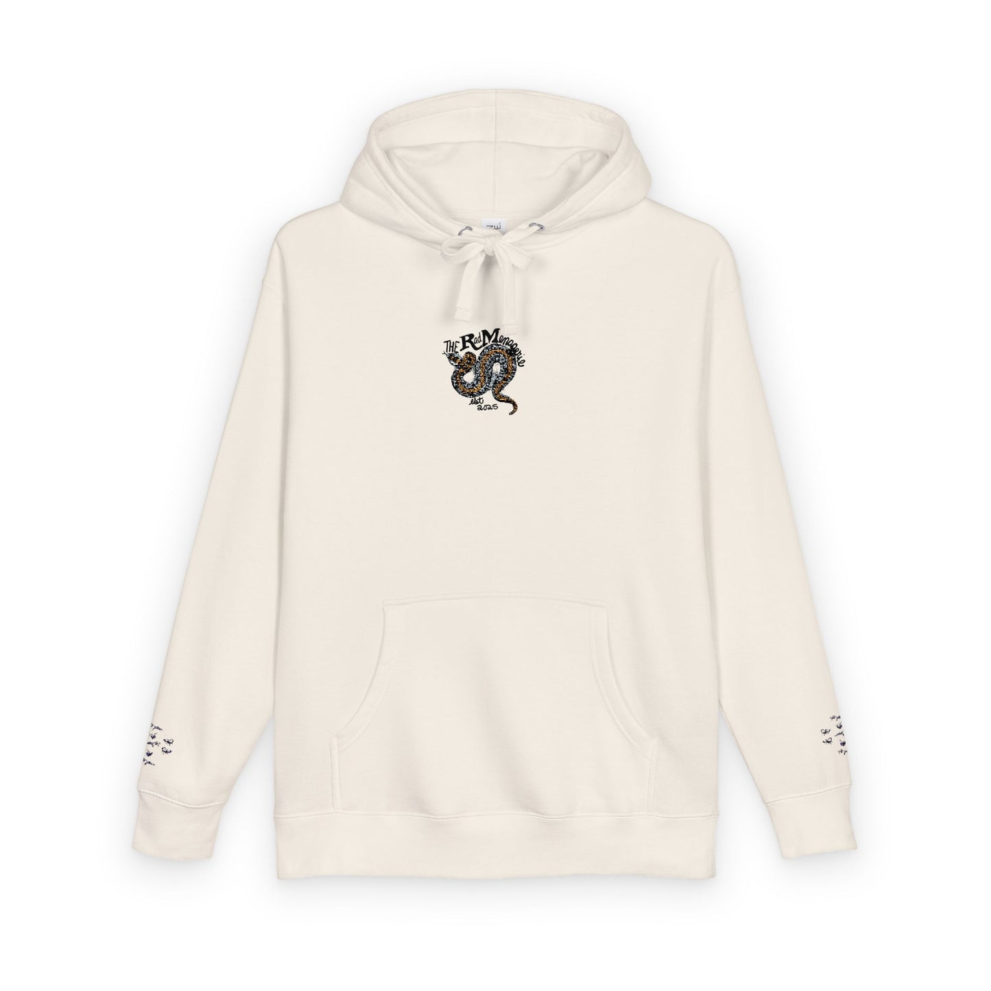 SNAKE LOGO: Unisex Fleece Hoodie
