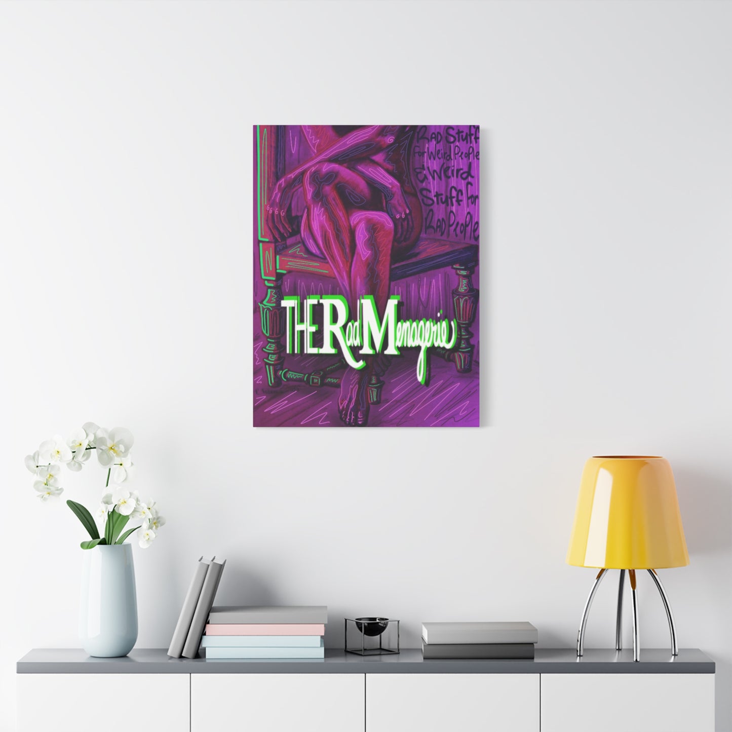 TRM SITTIN PRETTY: Unframed Canvas Art Print