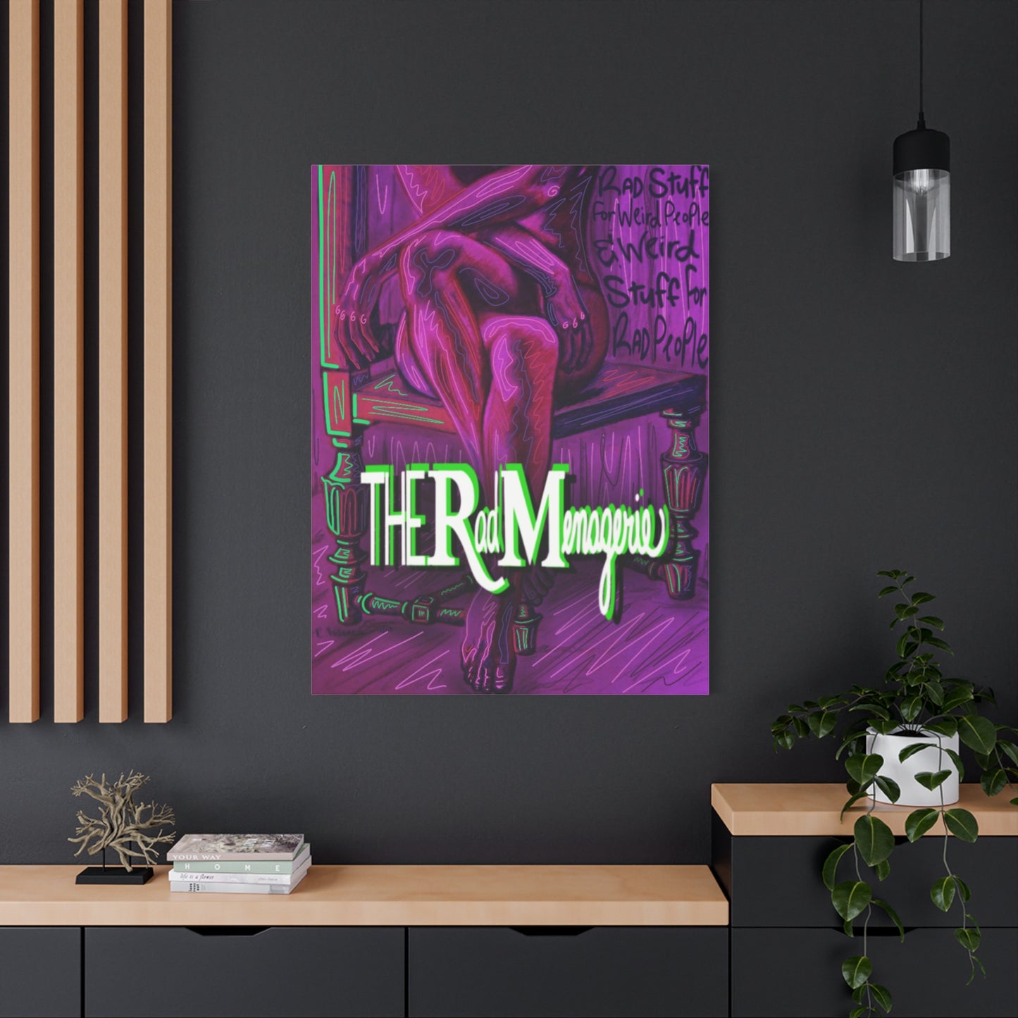 TRM SITTIN PRETTY: Unframed Canvas Art Print