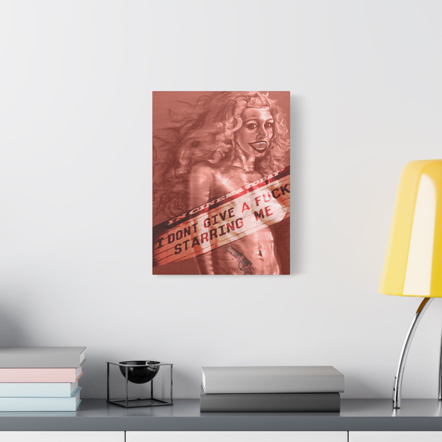 IDGAF: Unframed Canvas Print