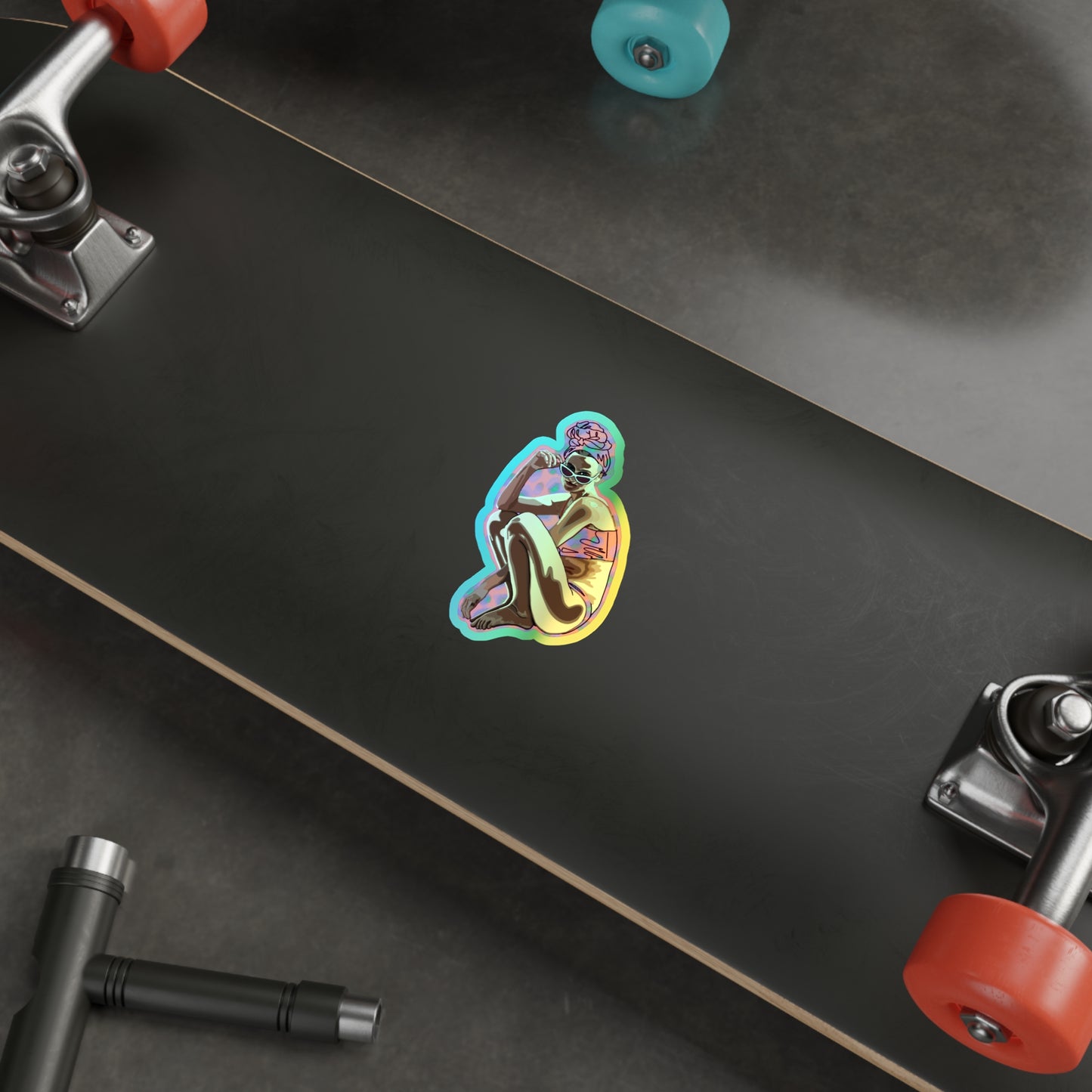 OOHLALA: Holographic Die-cut Sticker