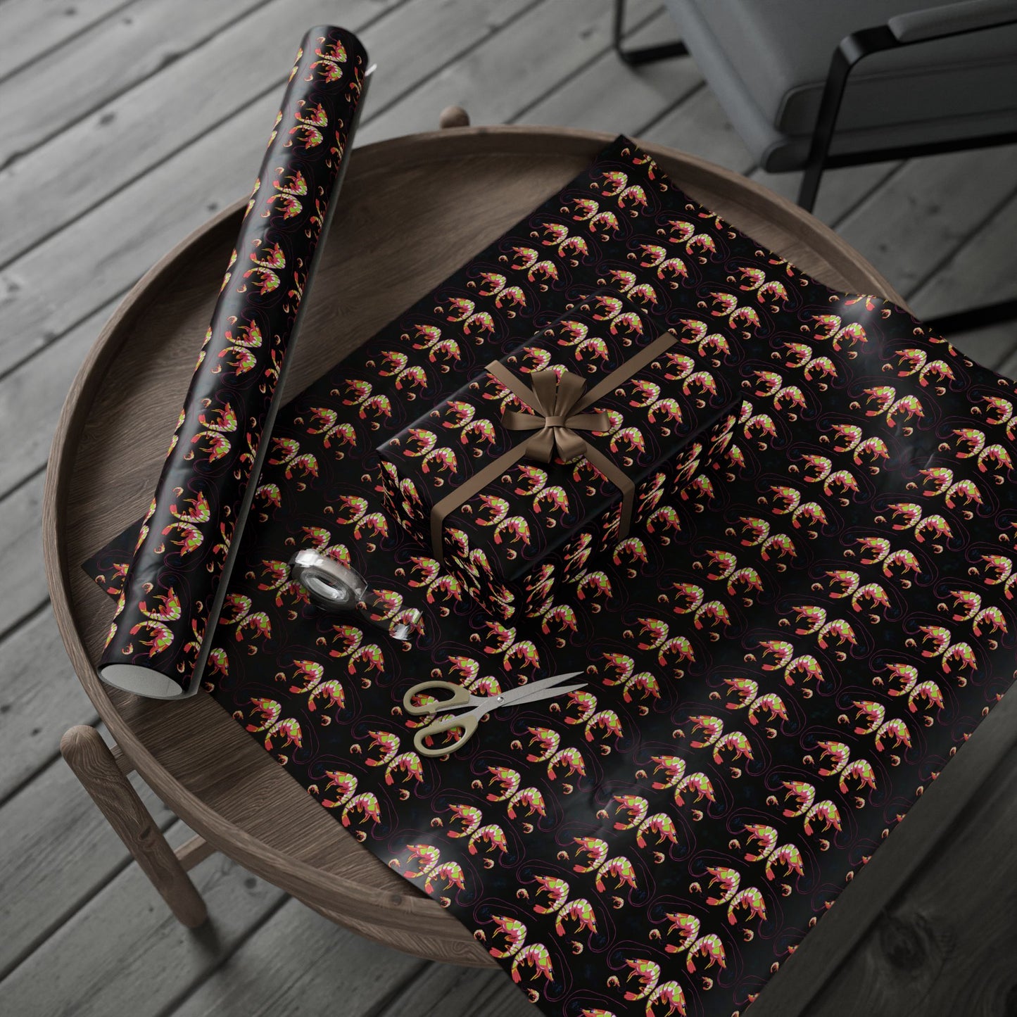 SHRIMP PRINT: Wrapping Paper
