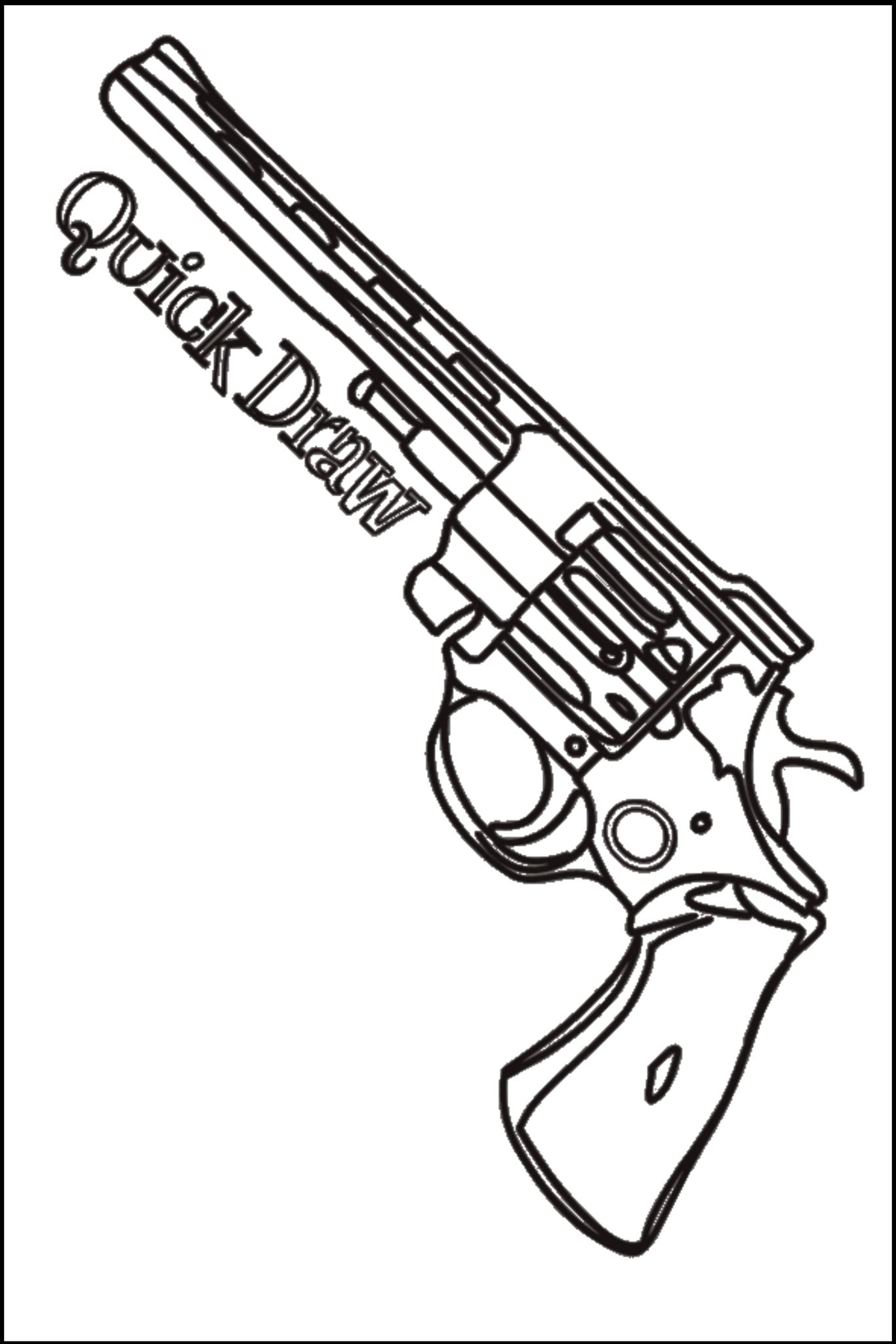 QUICK DRAW: Gun Temporary Tattoo