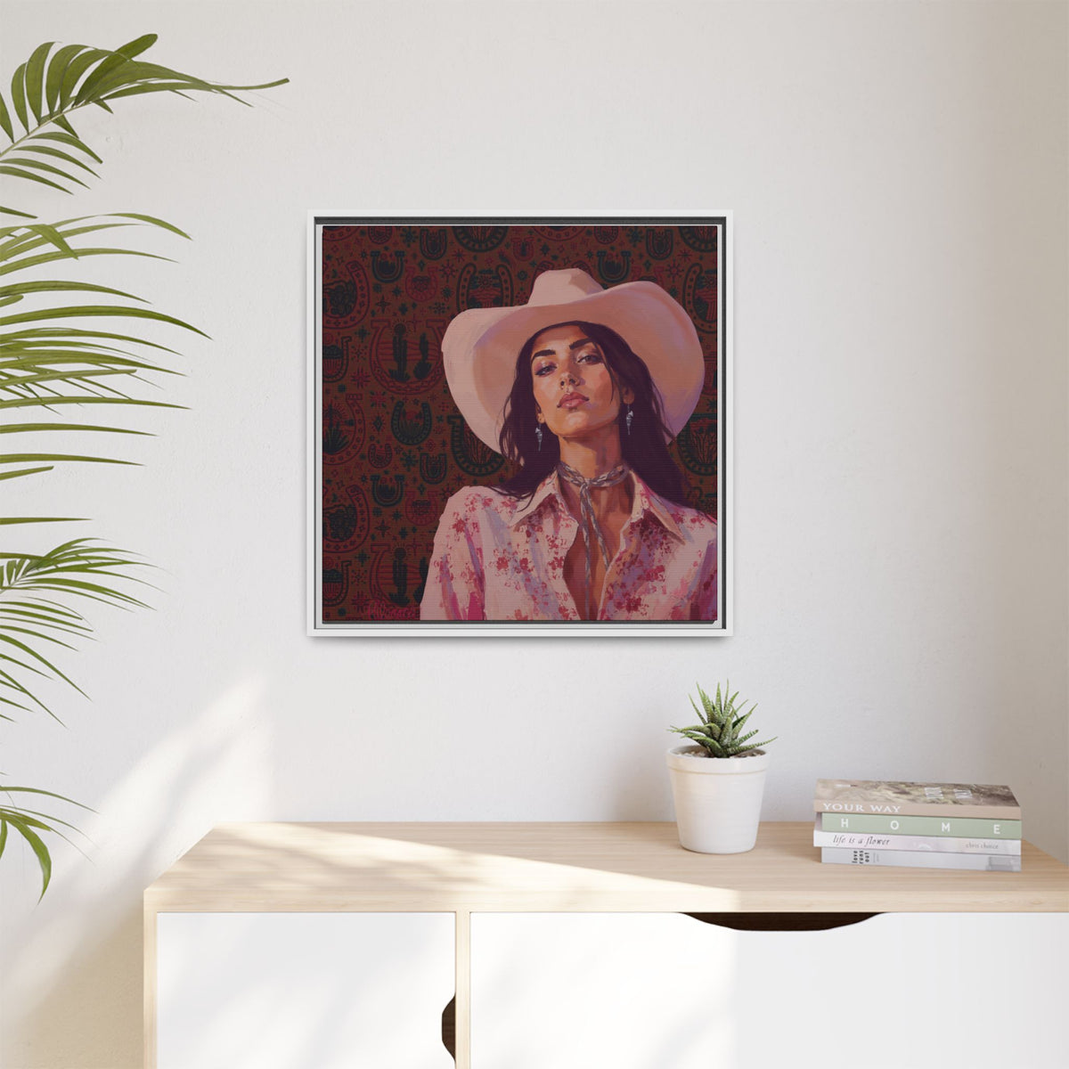 GUNS: Framed Matte Canvas Print