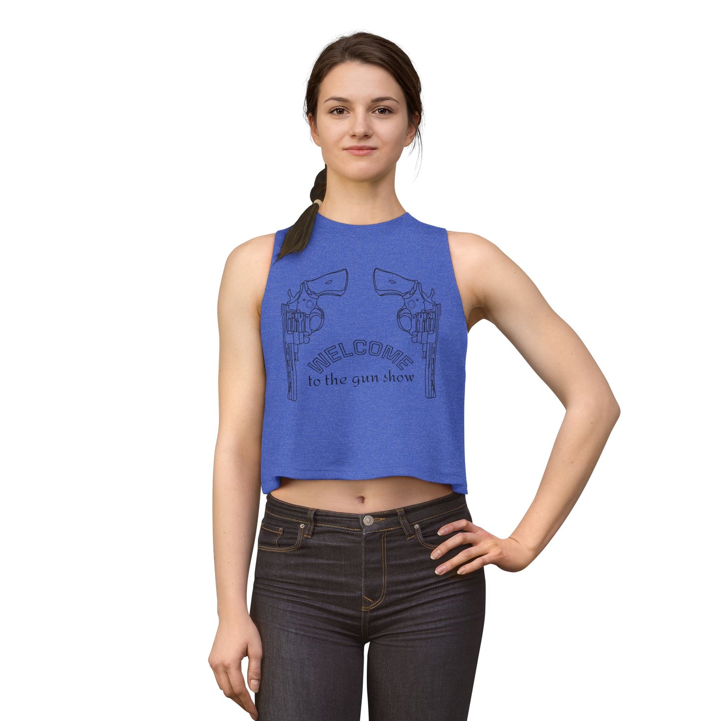 GUN SHOW: Crop Top Muscle Tank