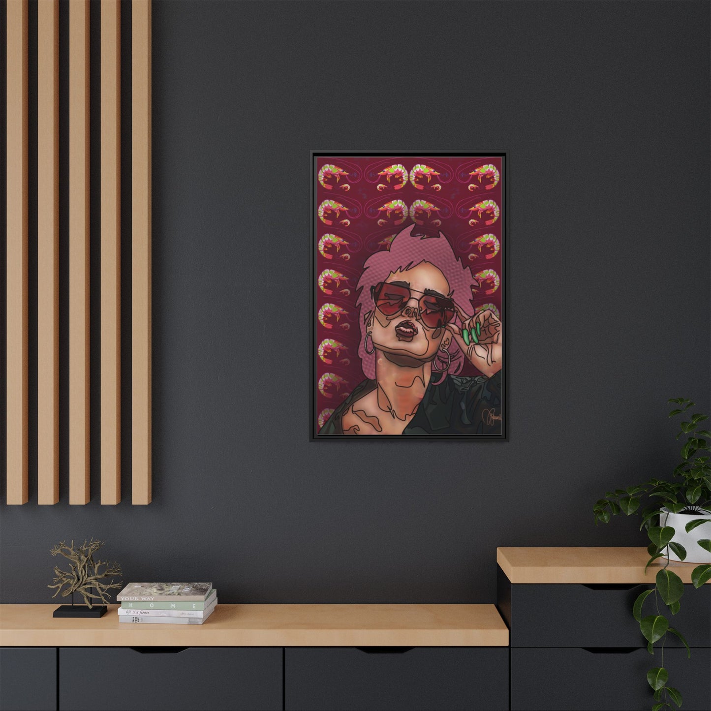 REBELLION: Framed Canvas Art Print 24”x36”