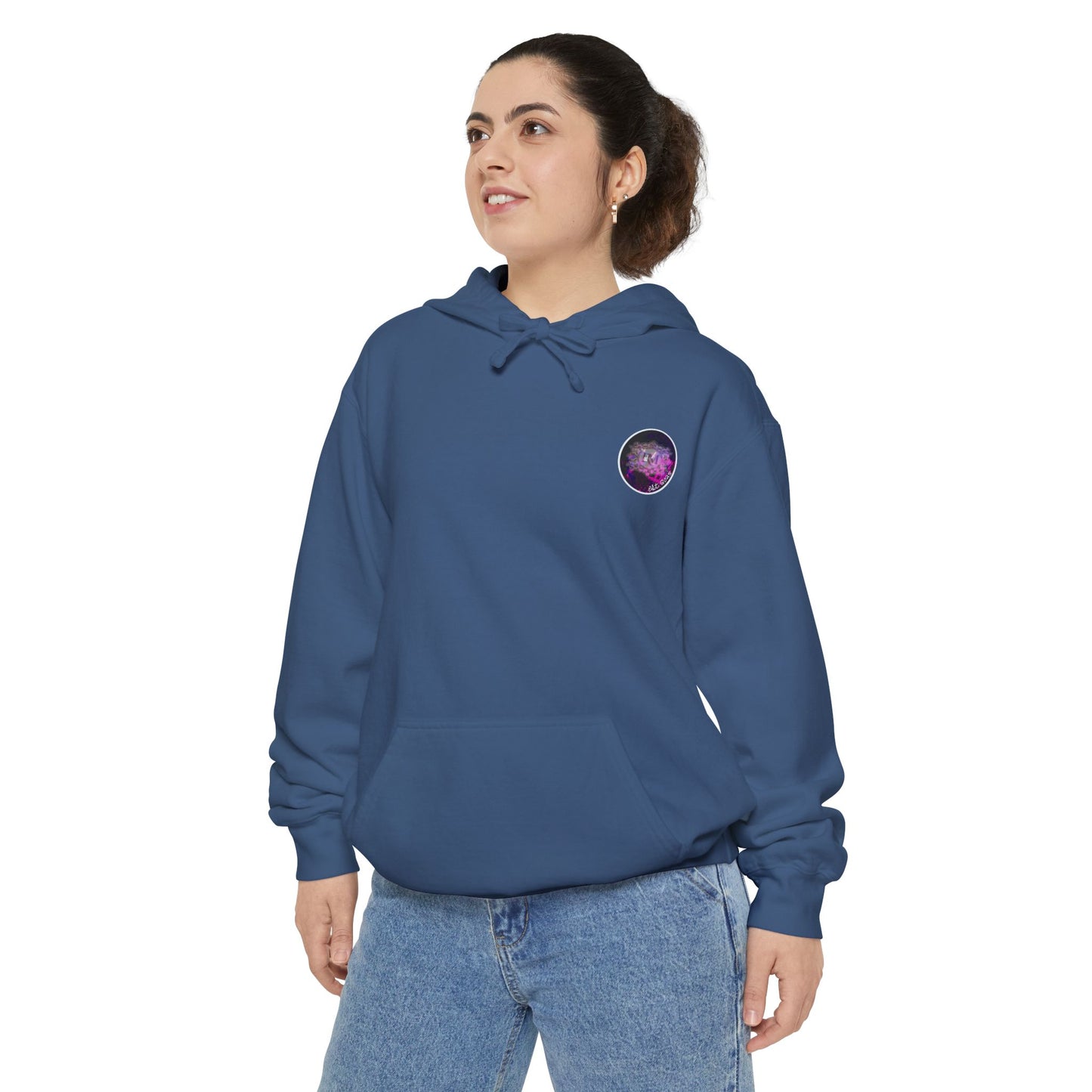 MANIC & DISCO LOGO: Garment-Dyed Unisex Hoodie