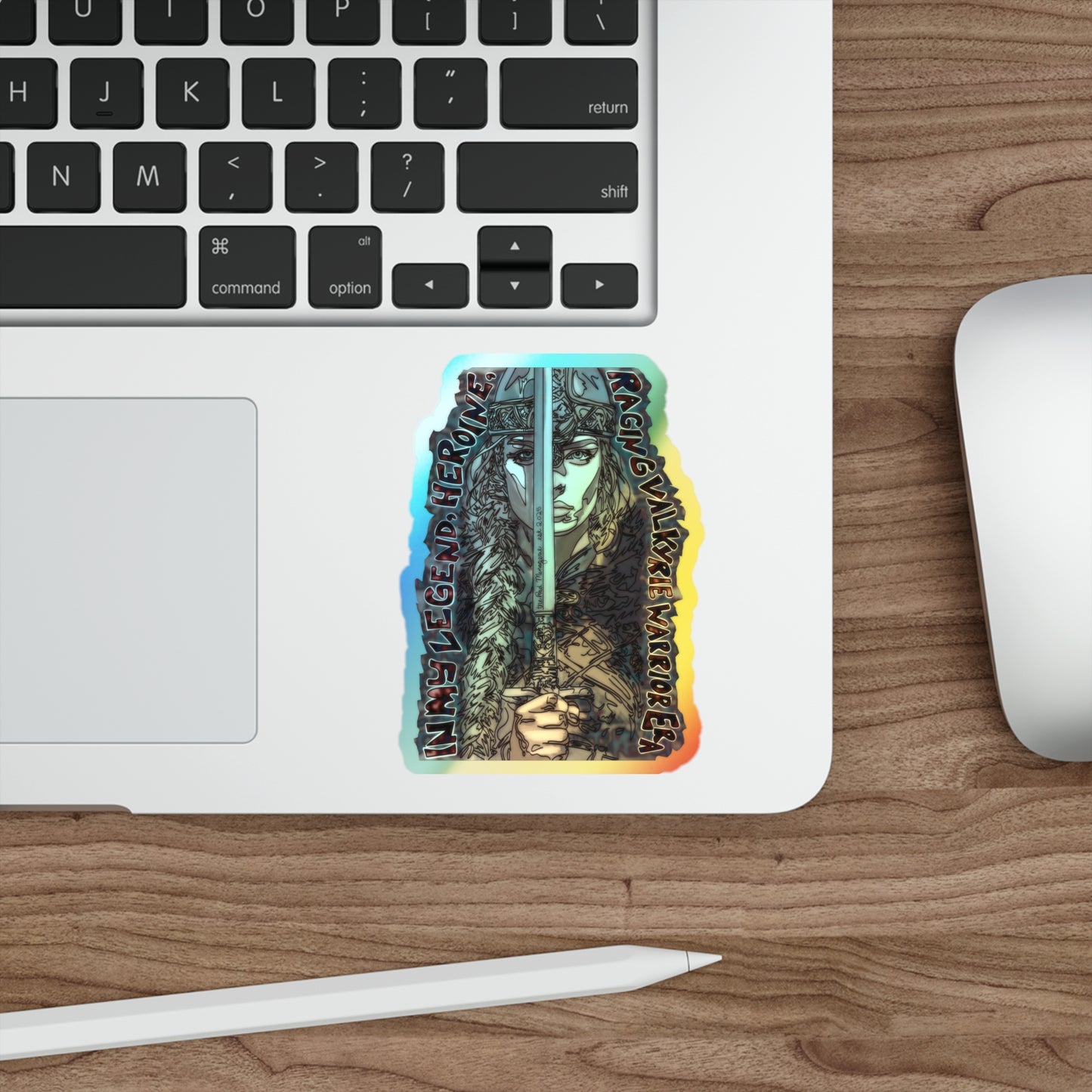 VALKYRIE ERA: Holographic Die-Cut Sticker