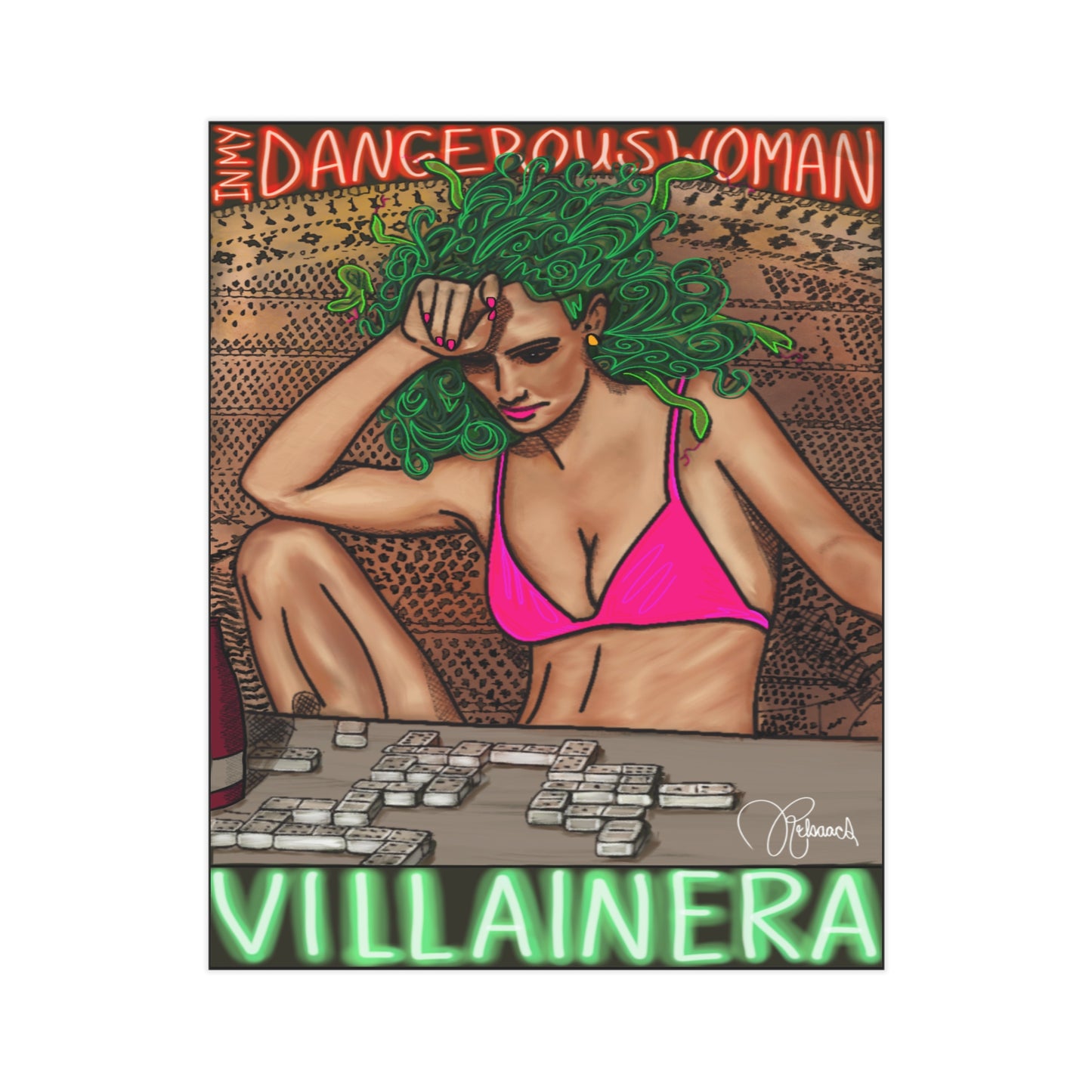 VILLAIN ERA MEDUSITA: Limited Edition Unframed Print