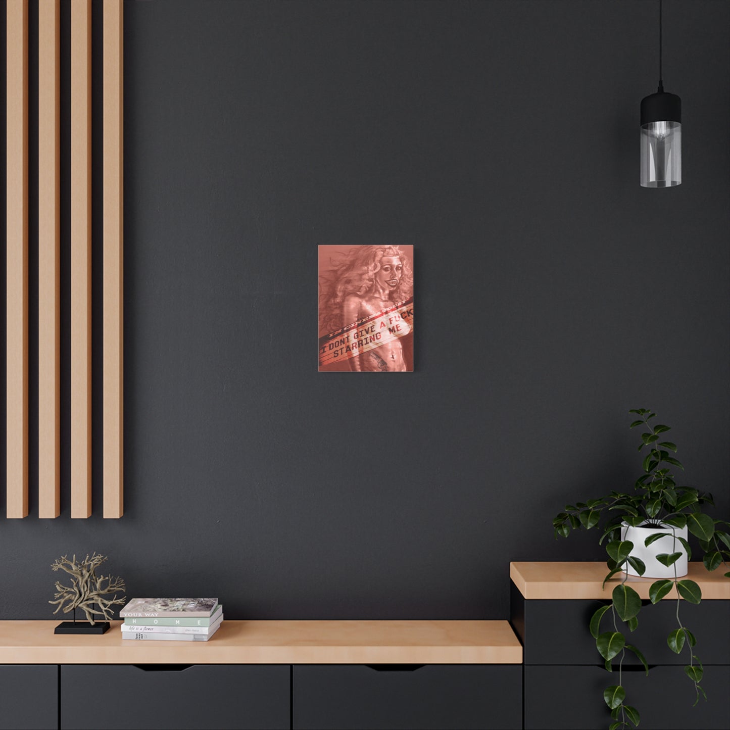 IDGAF: Unframed Canvas Print