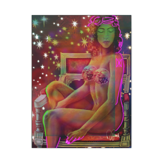 MANIC & DISCO: Unframed Canvas Art Print