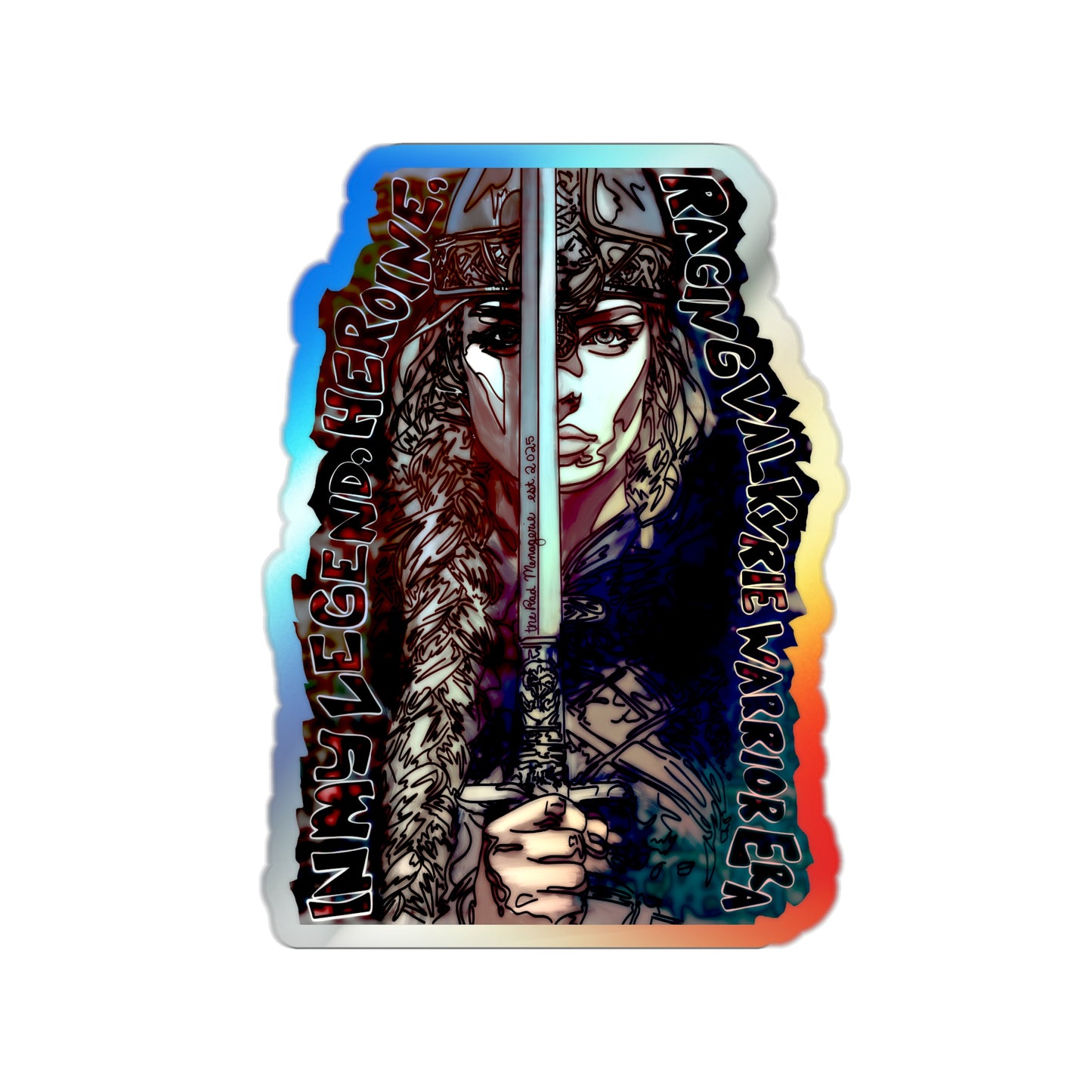 VALKYRIE ERA: Holographic Die-Cut Sticker