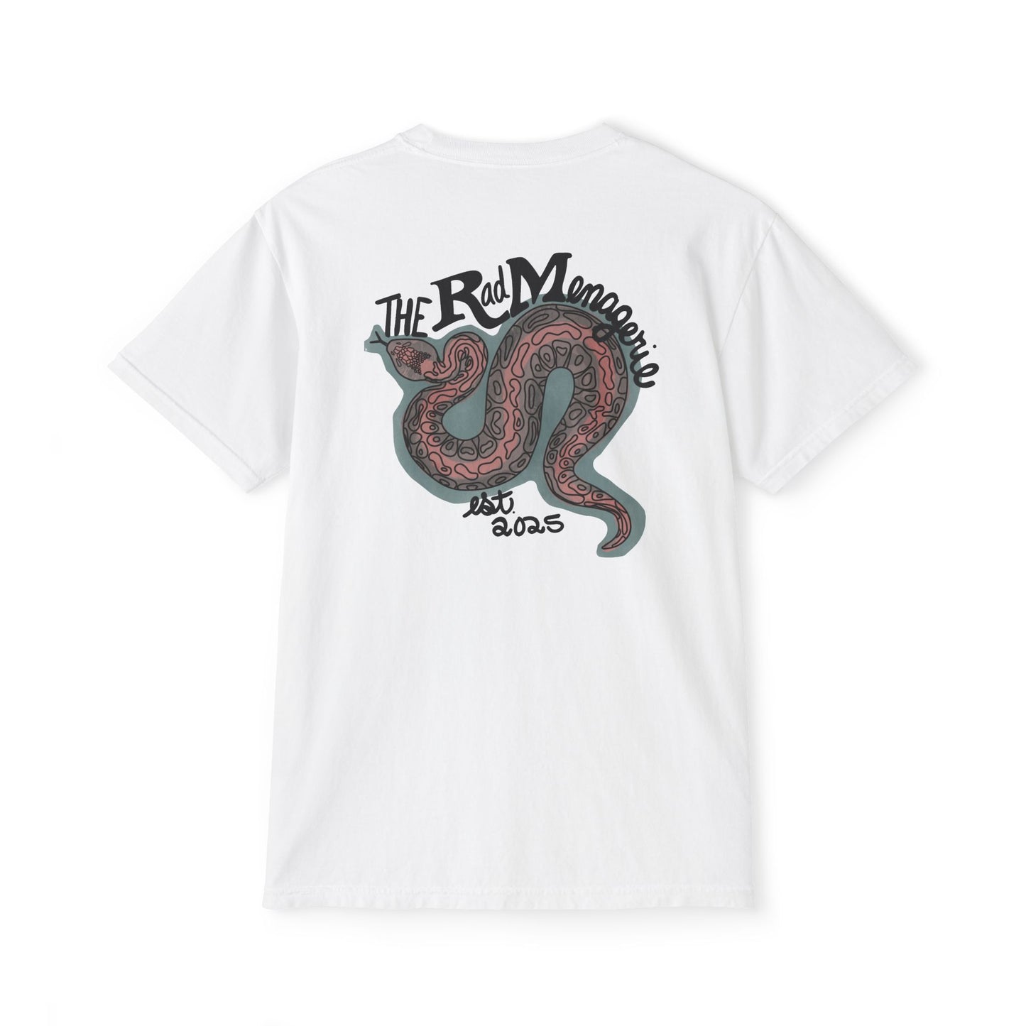 SNAKE LOGO: Unisex Pocket T-Shirt